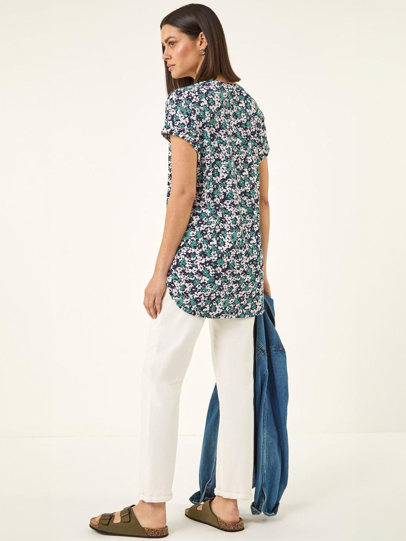 roman-textured-floral-print-topstillFront