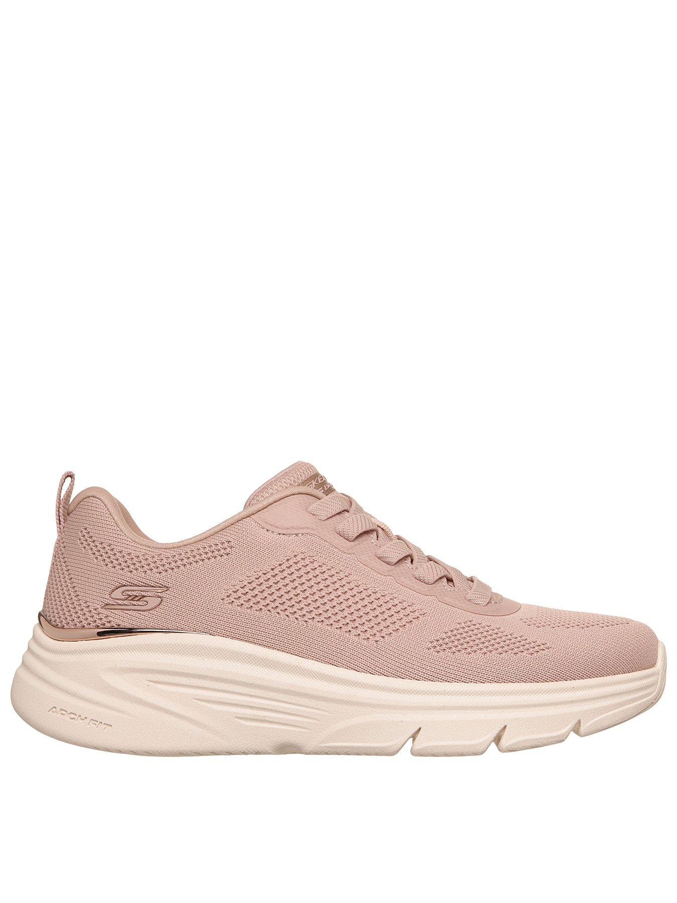 Skechers Bobs Arch Fit Elev8 Arch Fit Engineered Knit Bungee Sneaker - Blush