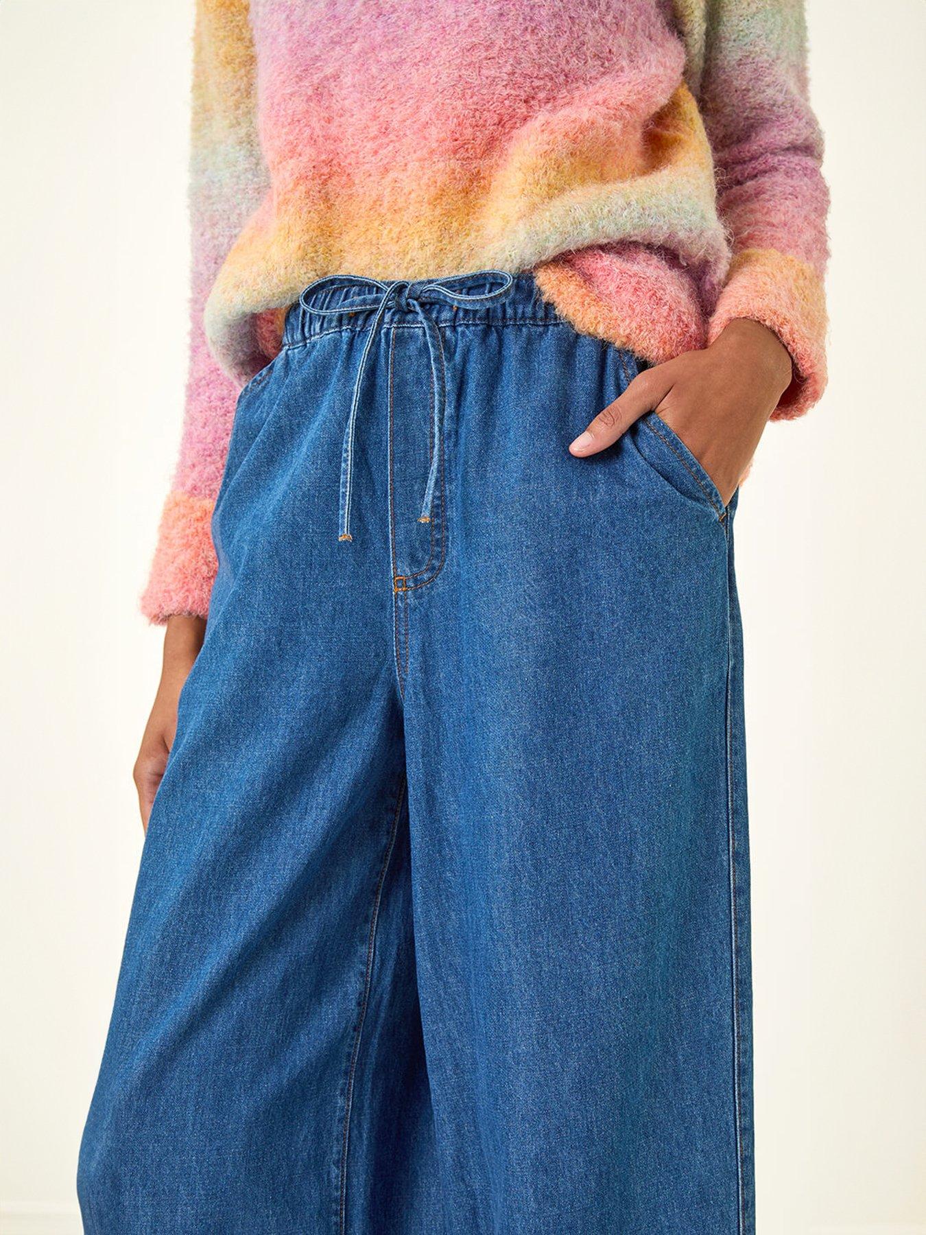 Image 5 of 5 of Roman Tie Front Wide Leg Trouser