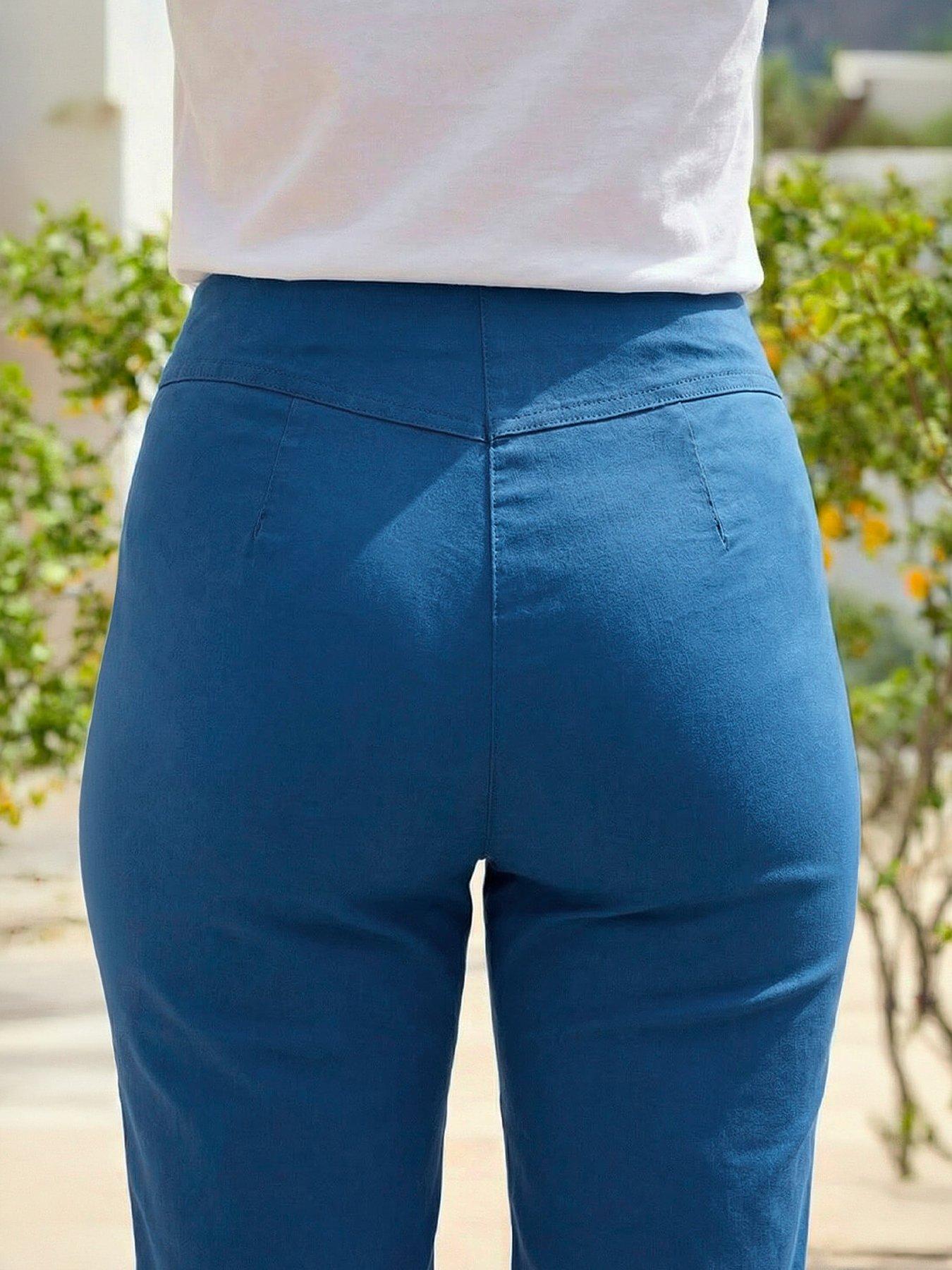 Image 3 of 3 of Roman Knee Length Stretch Shorts