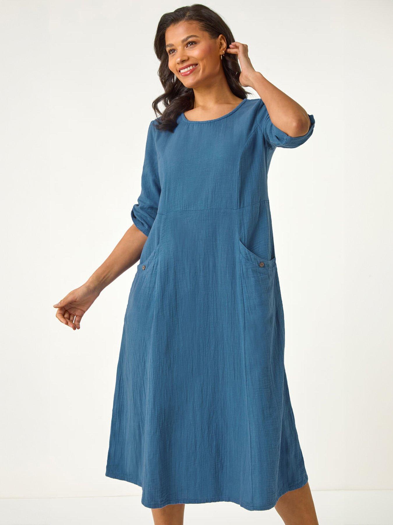 roman-textured-a-line-midi-dressoutfit
