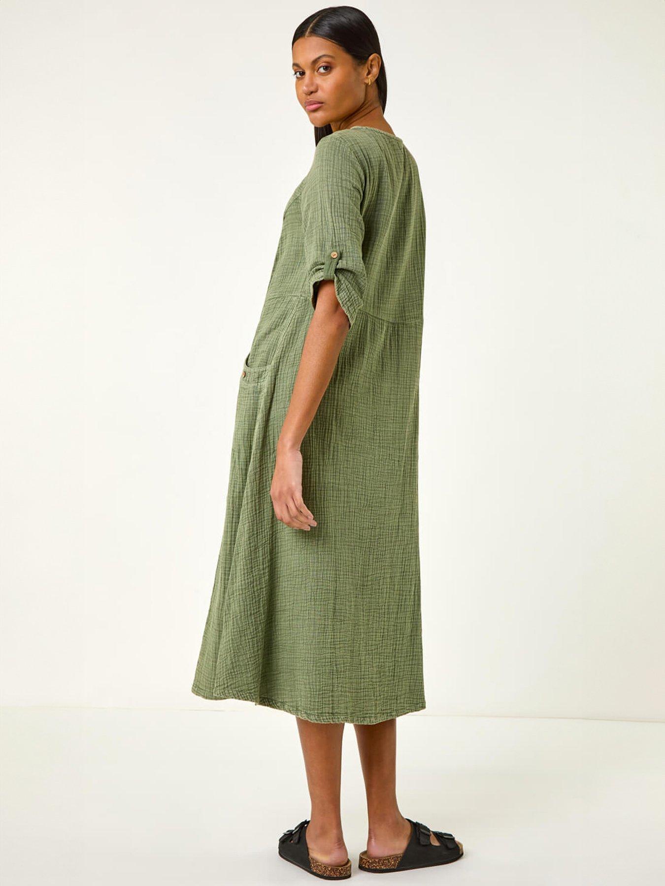 roman-textured-a-line-midi-dressstillFront