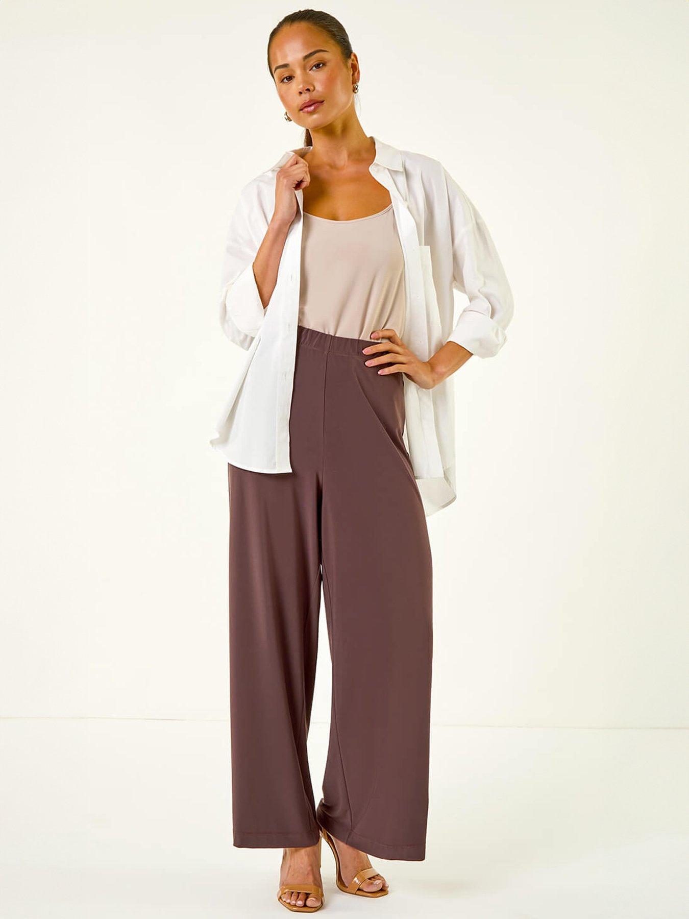 roman-petite-wide-leg-stretch-trouseroutfit