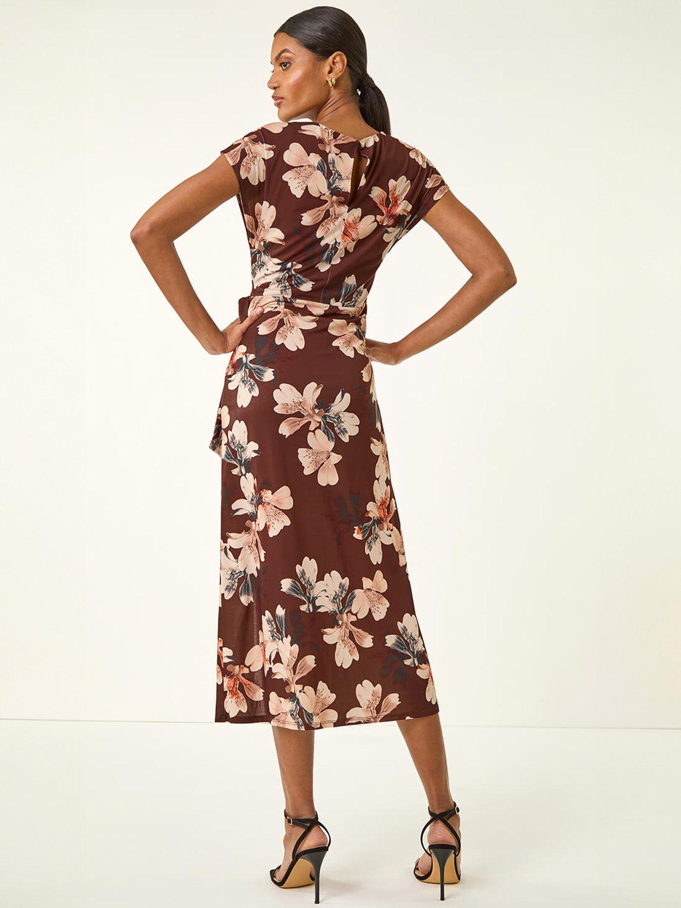 roman-floral-twist-stretch-dressstillFront