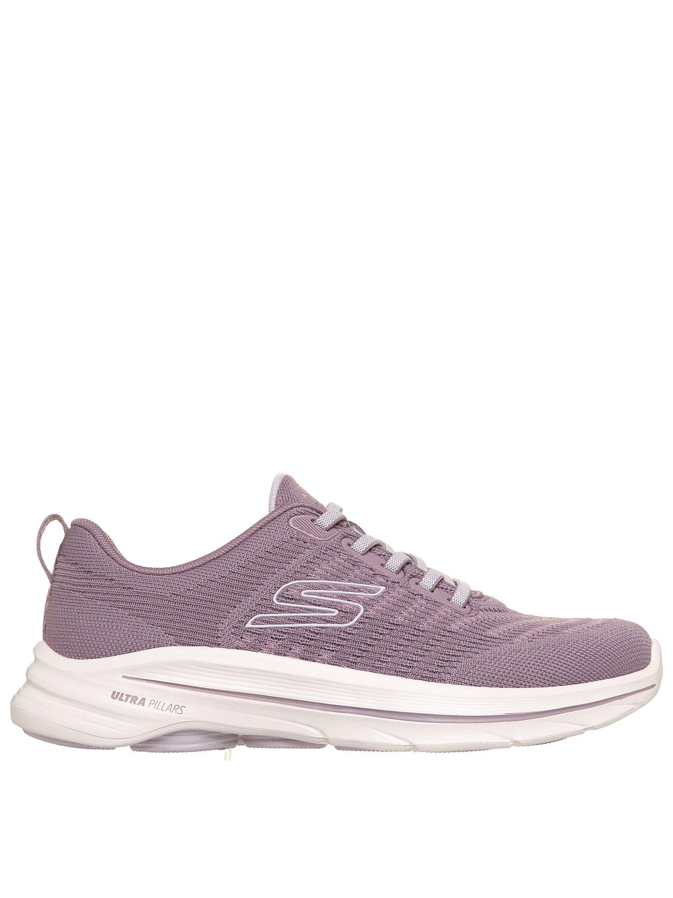 Image 1 of 5 of Skechers Go Walk 8 Britt Two Tone Engineered Knit Bungee - Mauve