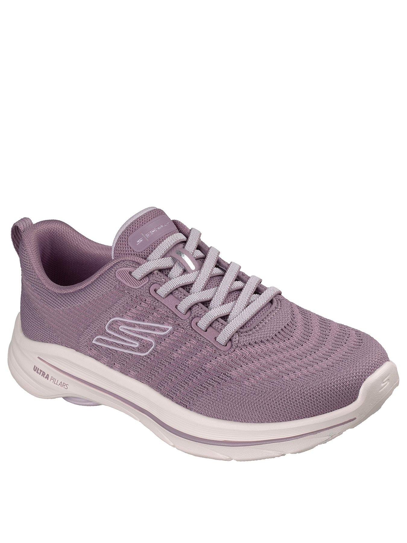 Image 2 of 5 of Skechers Go Walk 8 Britt Two Tone Engineered Knit Bungee - Mauve