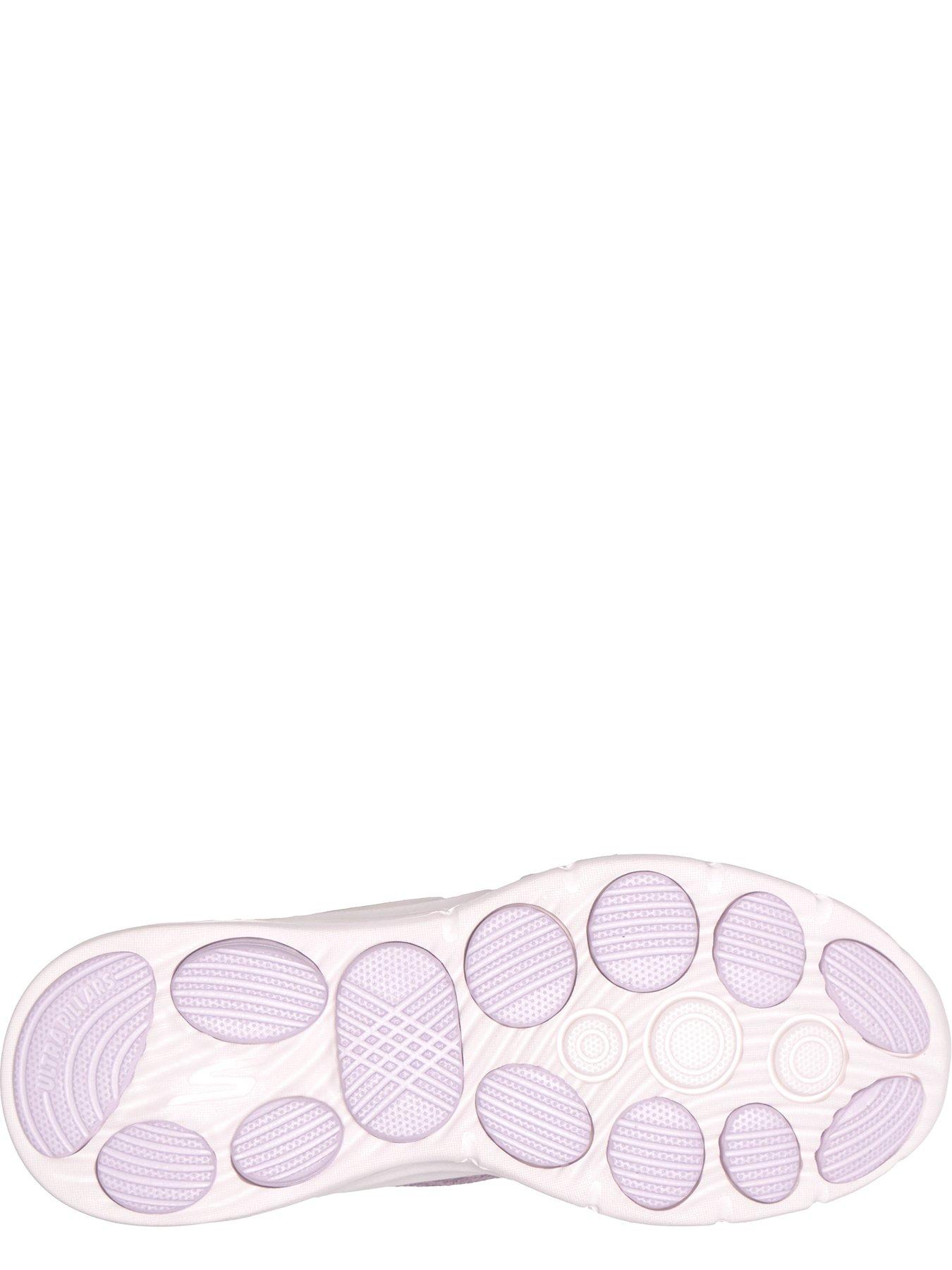Image 4 of 5 of Skechers Go Walk 8 Britt Two Tone Engineered Knit Bungee - Mauve