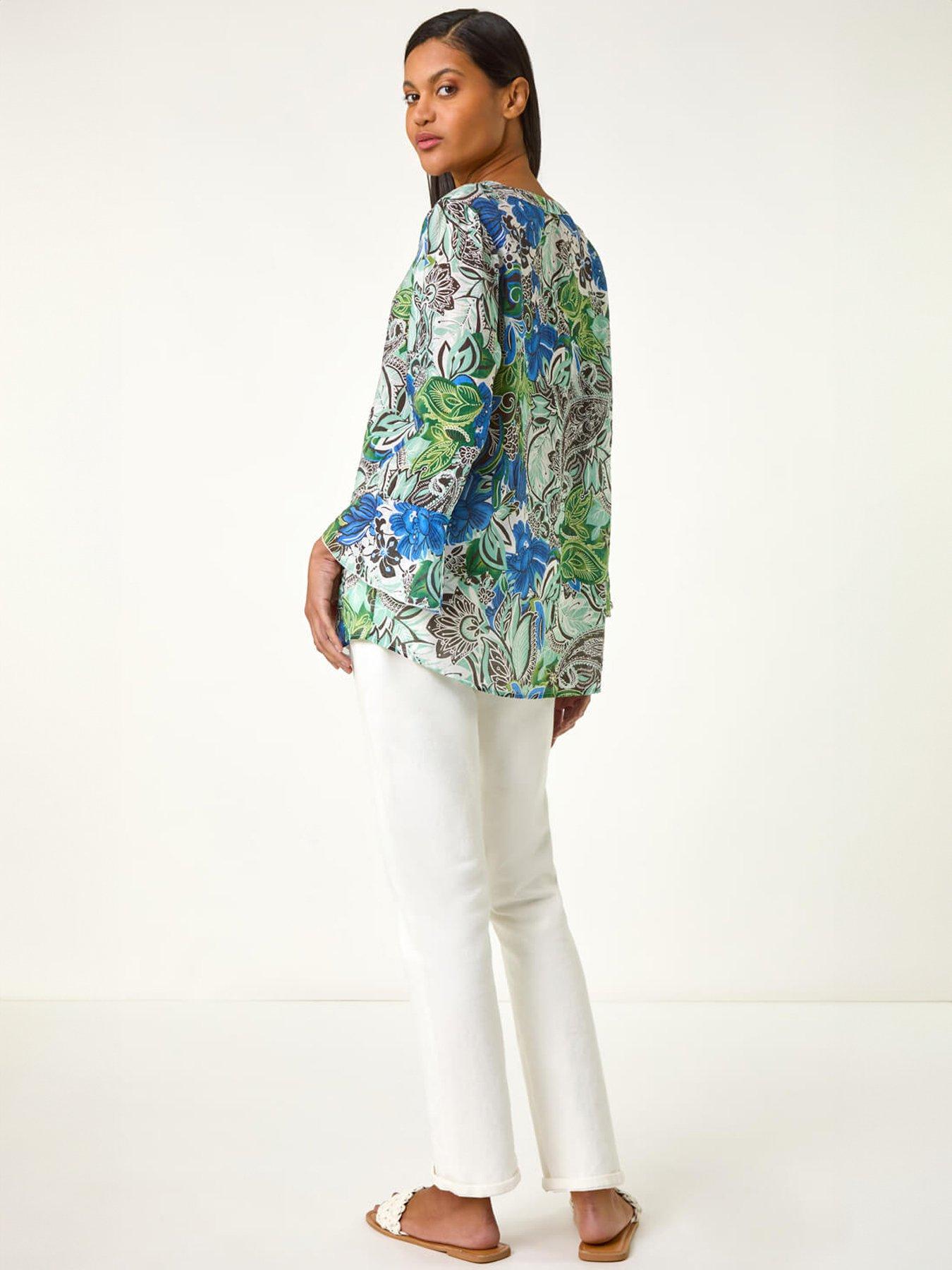 roman-paisley-v-neck-blousestillFront