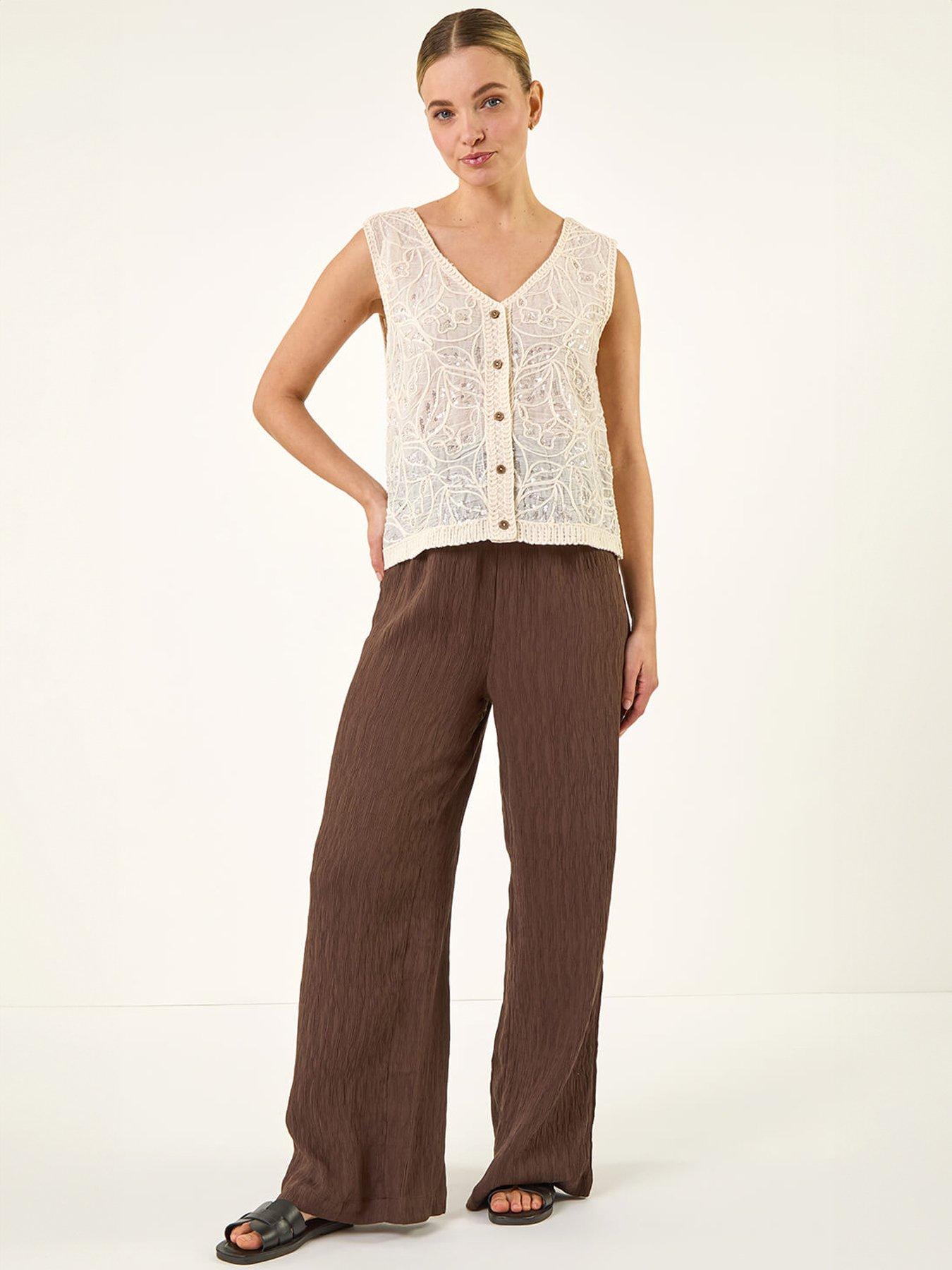 Image 3 of 5 of Roman Dusk Sequin Detail Waistcoat