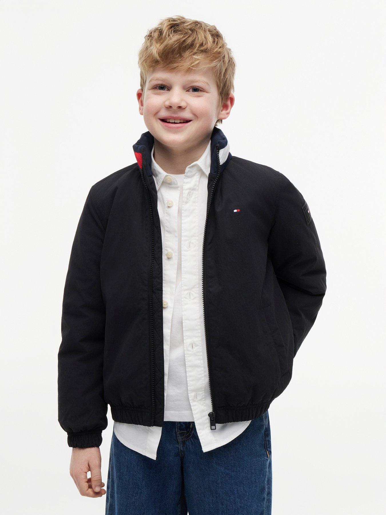 Image 1 of 6 of Tommy Hilfiger Boys Heritage Essential Padded Jacket - Black