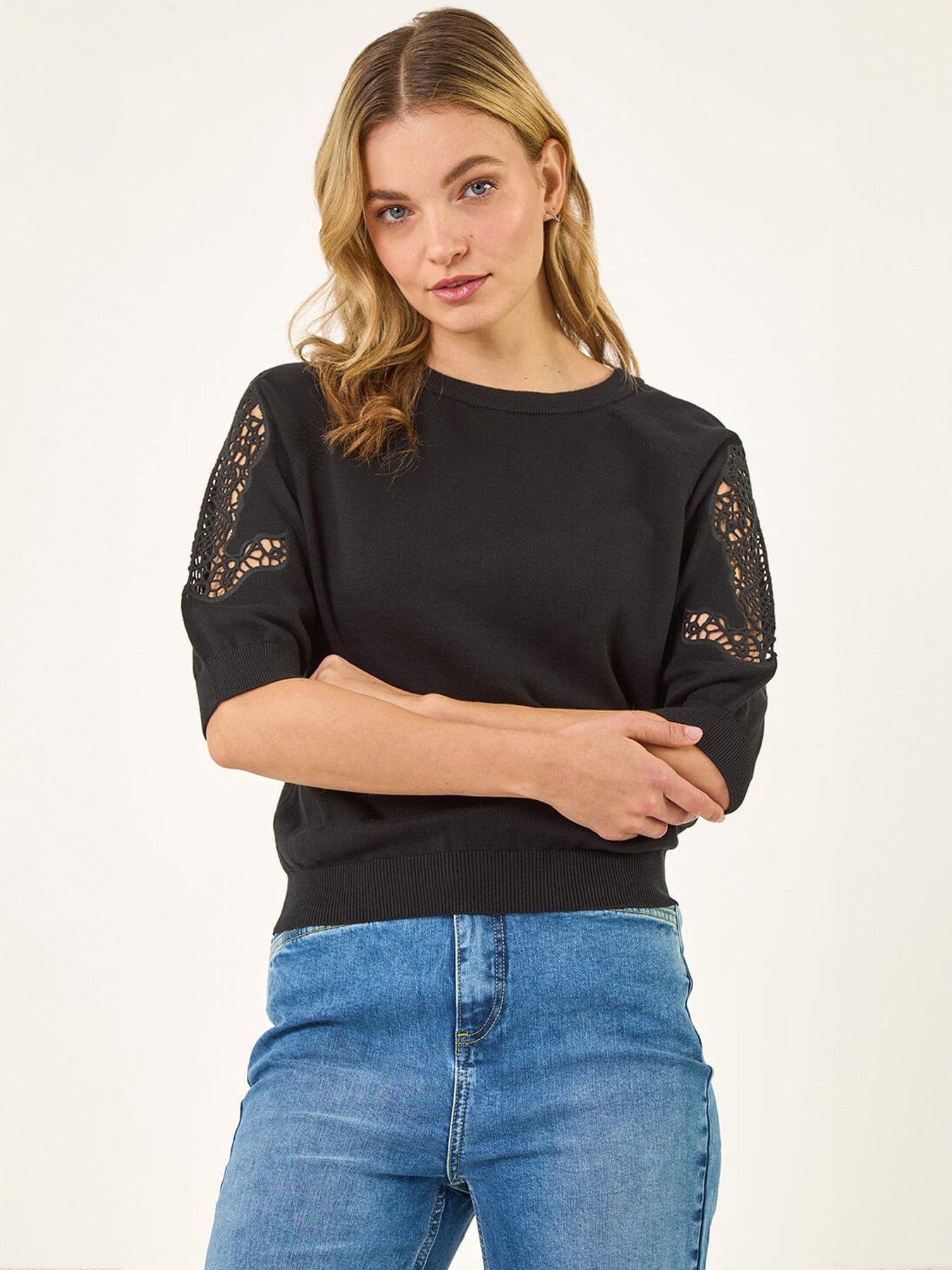 roman-dusk-crochet-sleeve-knit-topfront