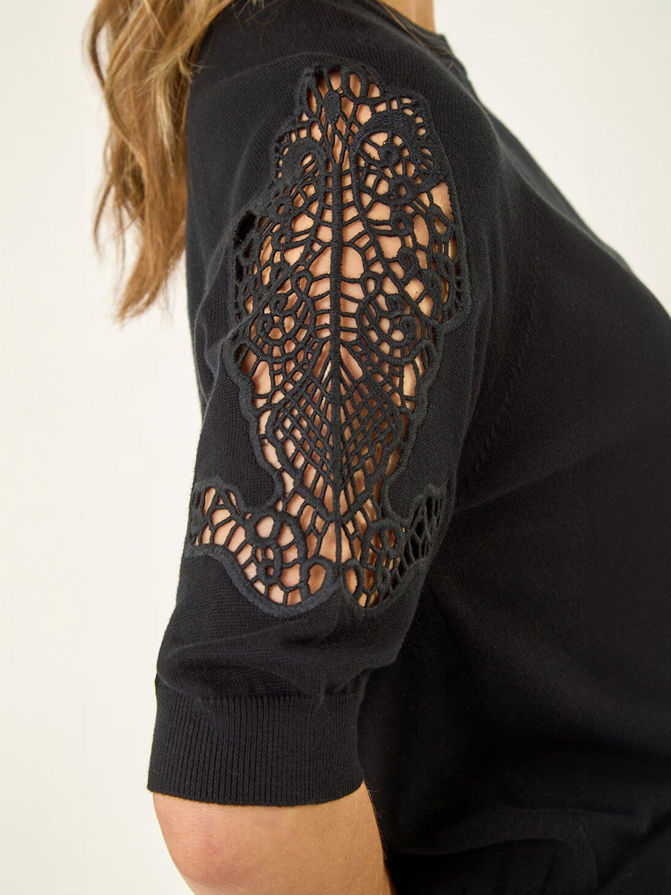 roman-dusk-crochet-sleeve-knit-topdetail