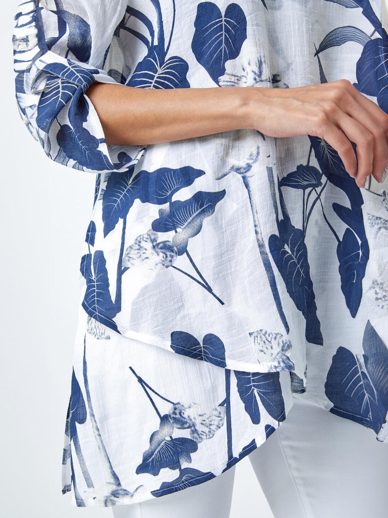 roman-palm-print-wrap-hem-tunic-topdetail