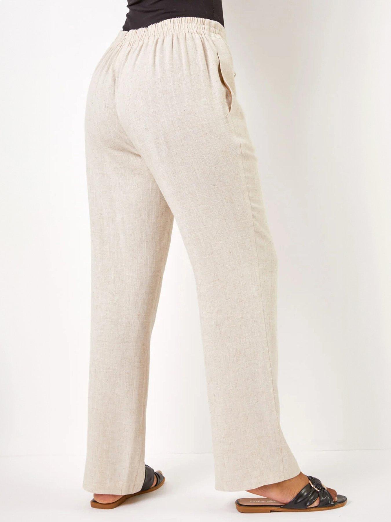 roman-petite-linen-mix-tie-front-trousersstillFront
