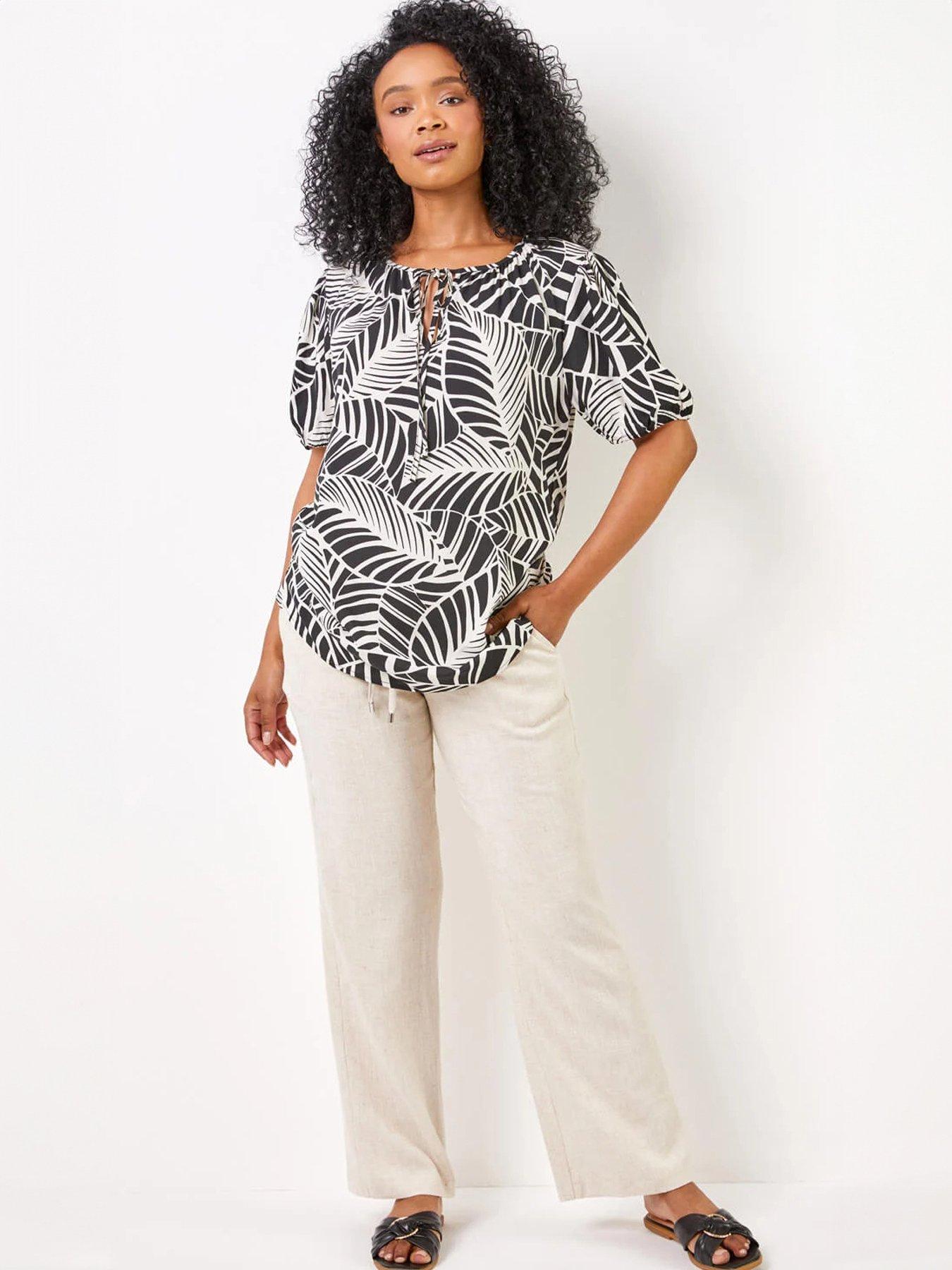 roman-petite-linen-mix-tie-front-trousersback