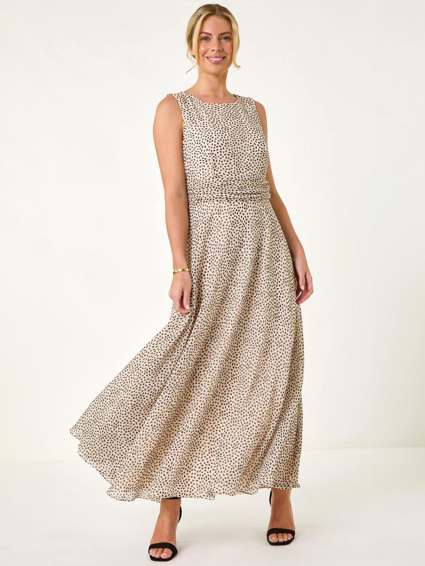 Dresses | Roman | Maxi (Long) | Casual | White | Sleeveless | Women | Very