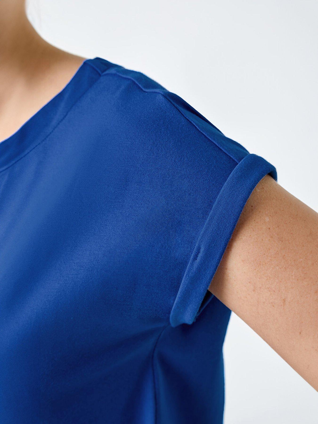 Image 5 of 5 of Roman Plain Stretch Cotton Jersey T-shirt