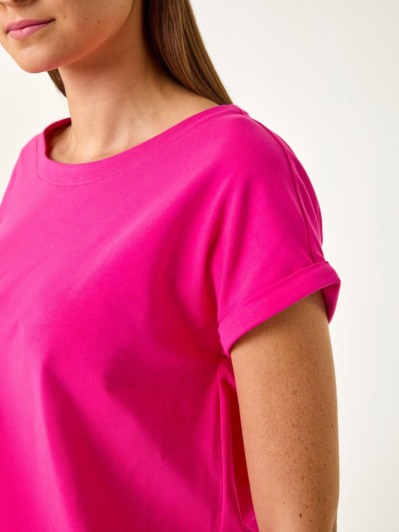 Image 5 of 5 of Roman Plain Stretch Cotton Jersey T-shirt