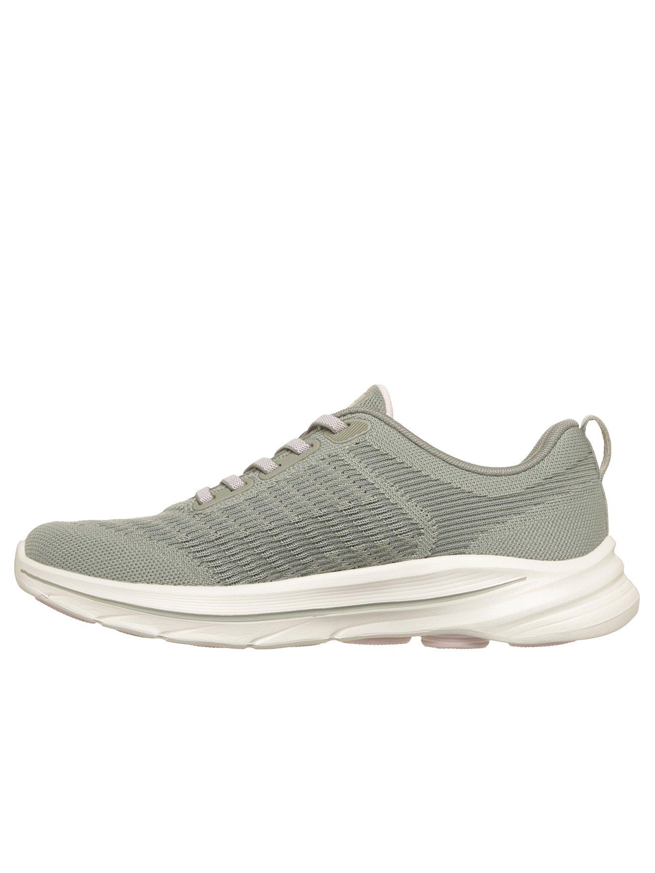 Image 6 of 6 of Skechers Go Walk 8 Britt Two Tone Engineered Knit Bungee - Olive
