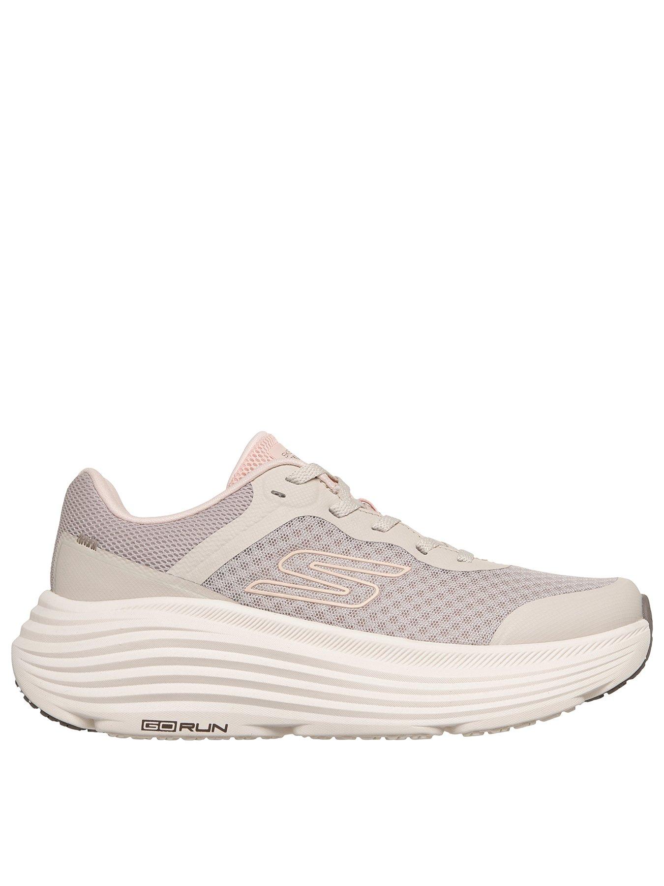 Skechers Max Cushioning Endeavour Athletic Mesh Lace Up - Natural