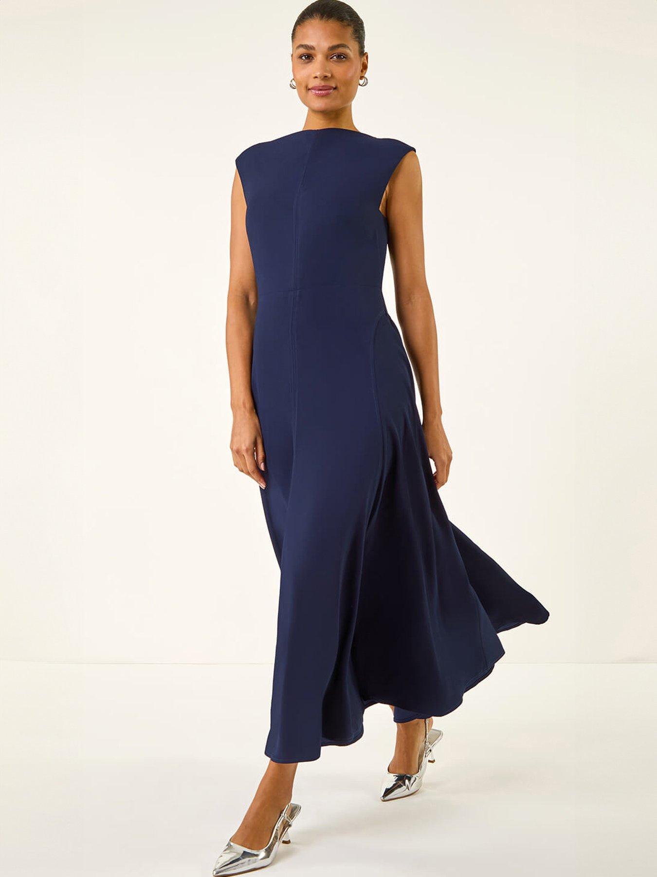 roman-high-neck-pleated-midi-dressfront