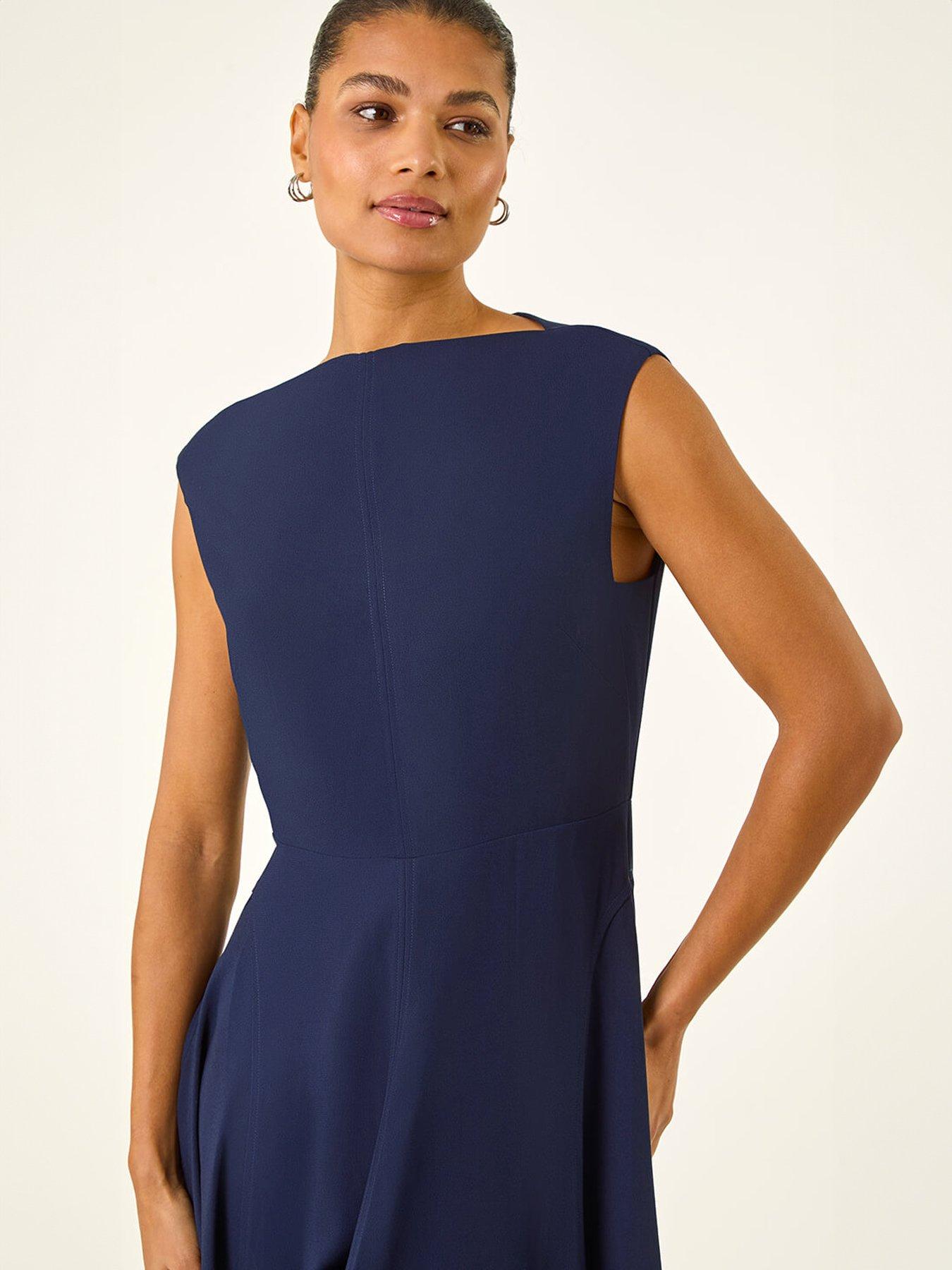 roman-high-neck-pleated-midi-dressdetail