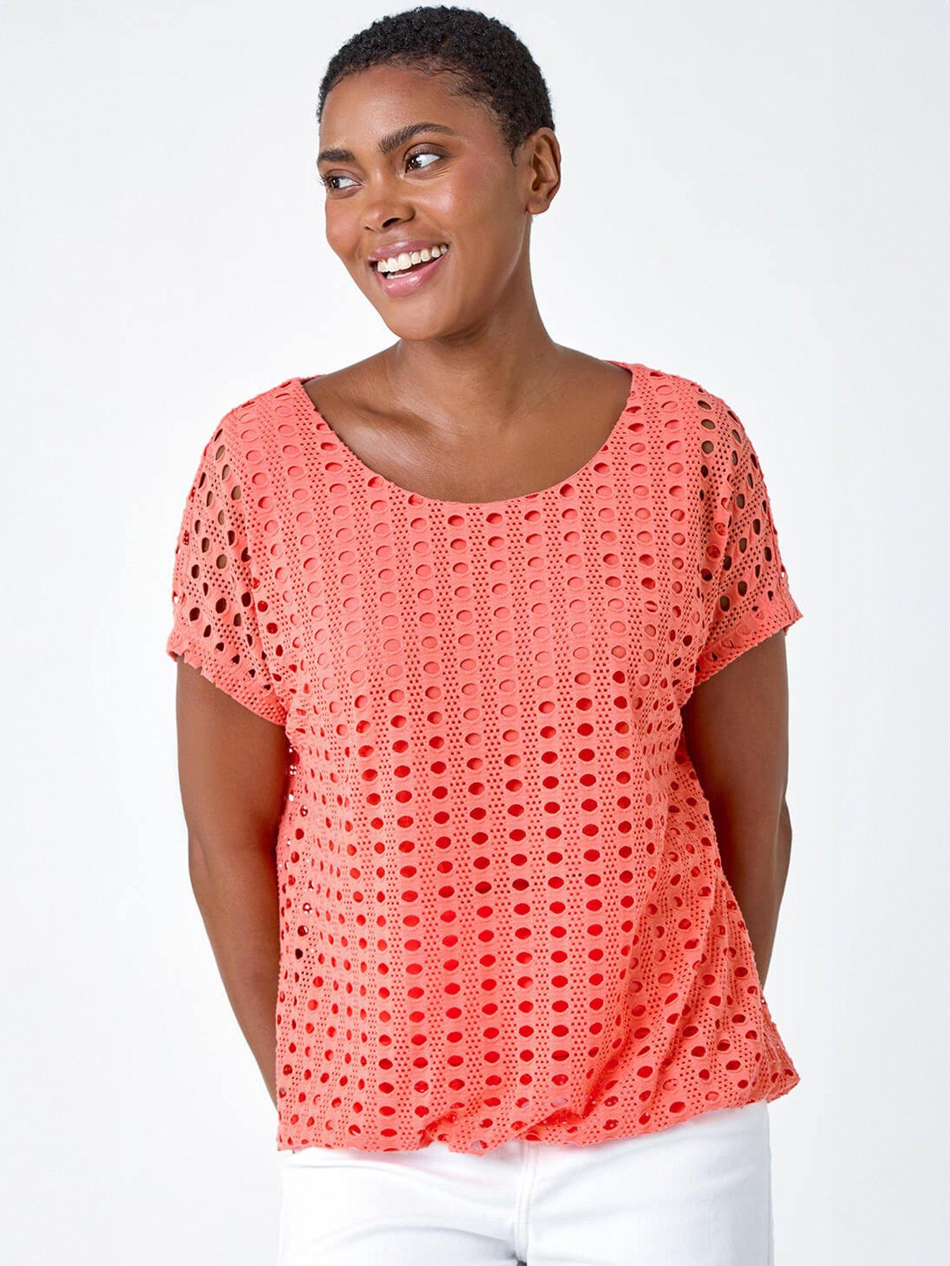Image 1 of 5 of Roman Cut Out Detail Stretch Top