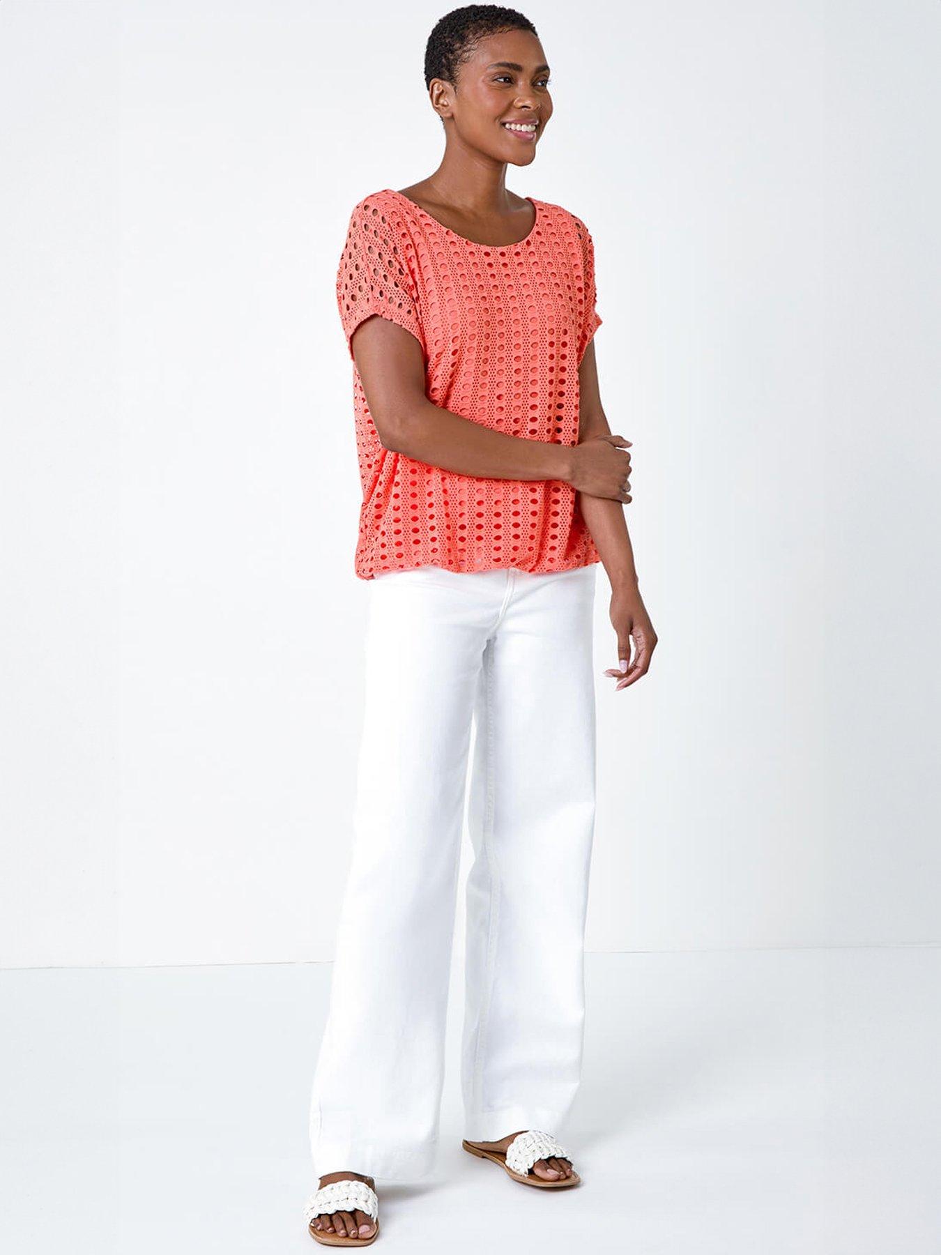 Image 3 of 5 of Roman Cut Out Detail Stretch Top