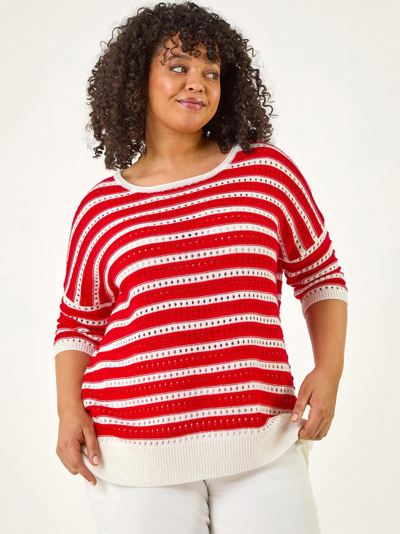 roman-curve-crochet-stripe-knit-topfront