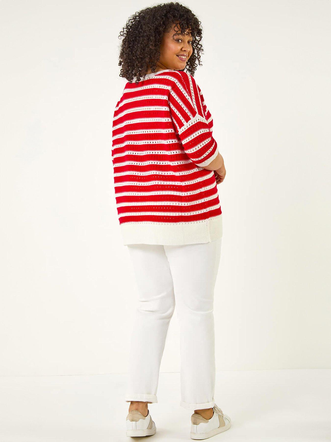 roman-curve-crochet-stripe-knit-topstillFront