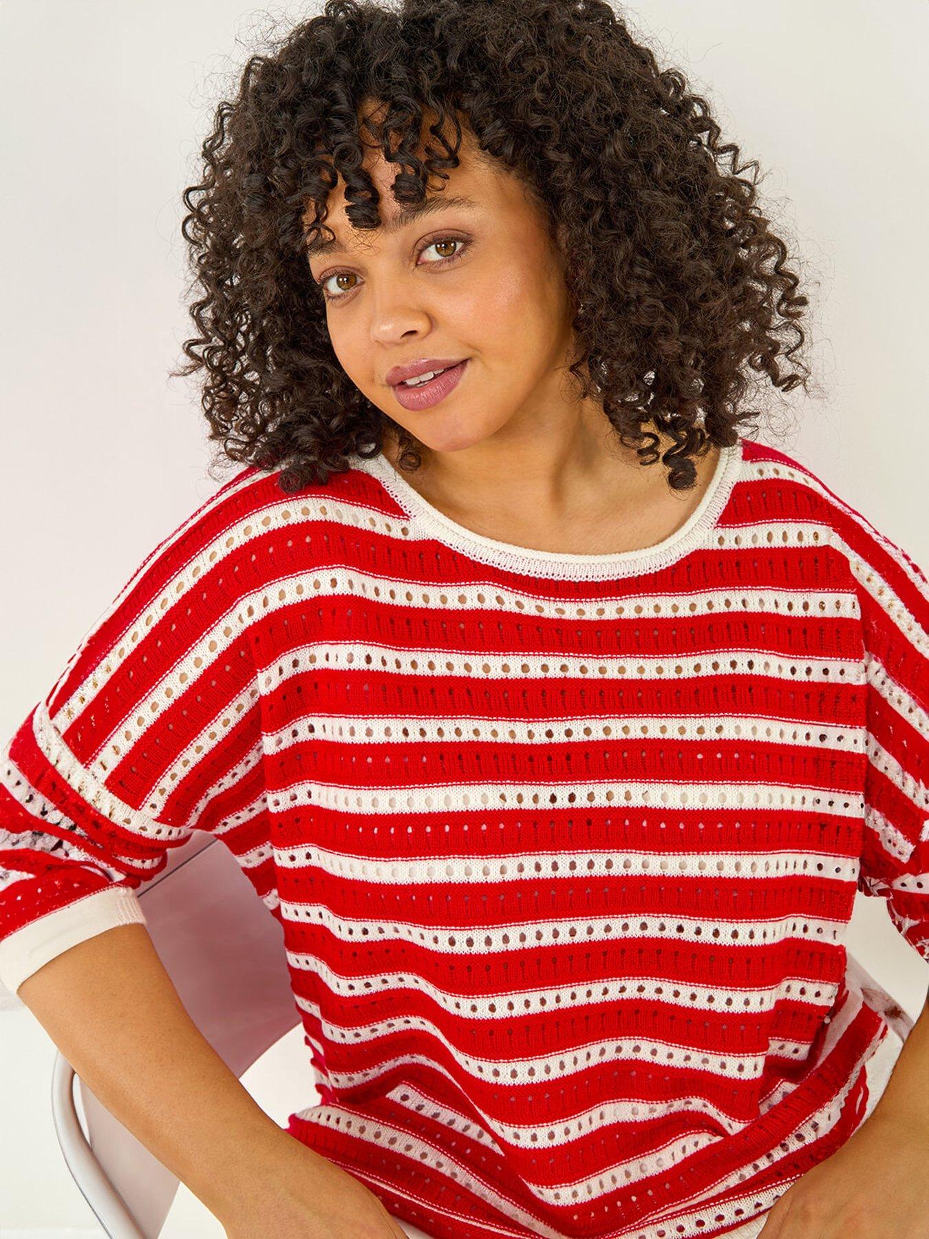 roman-curve-crochet-stripe-knit-topoutfit