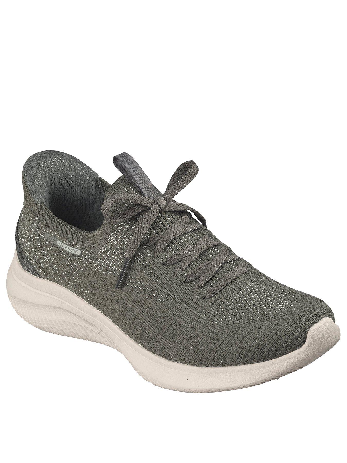 Image 2 of 6 of Skechers Ultra Flex 4.0 Engineered Ultra Stretch Knit Slip-ins - Olive
