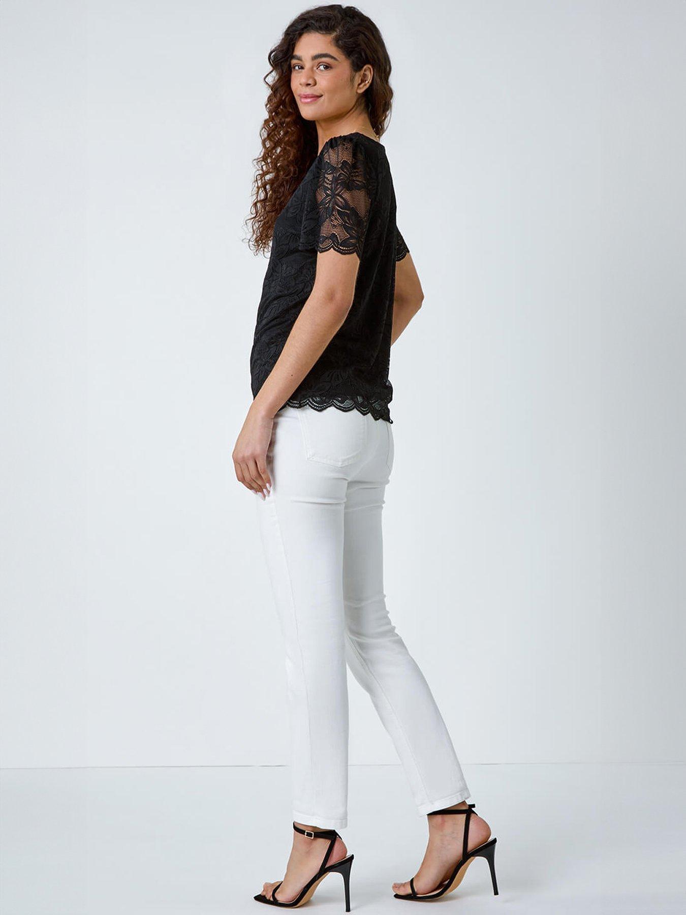 roman-floral-stretch-lace-topstillFront