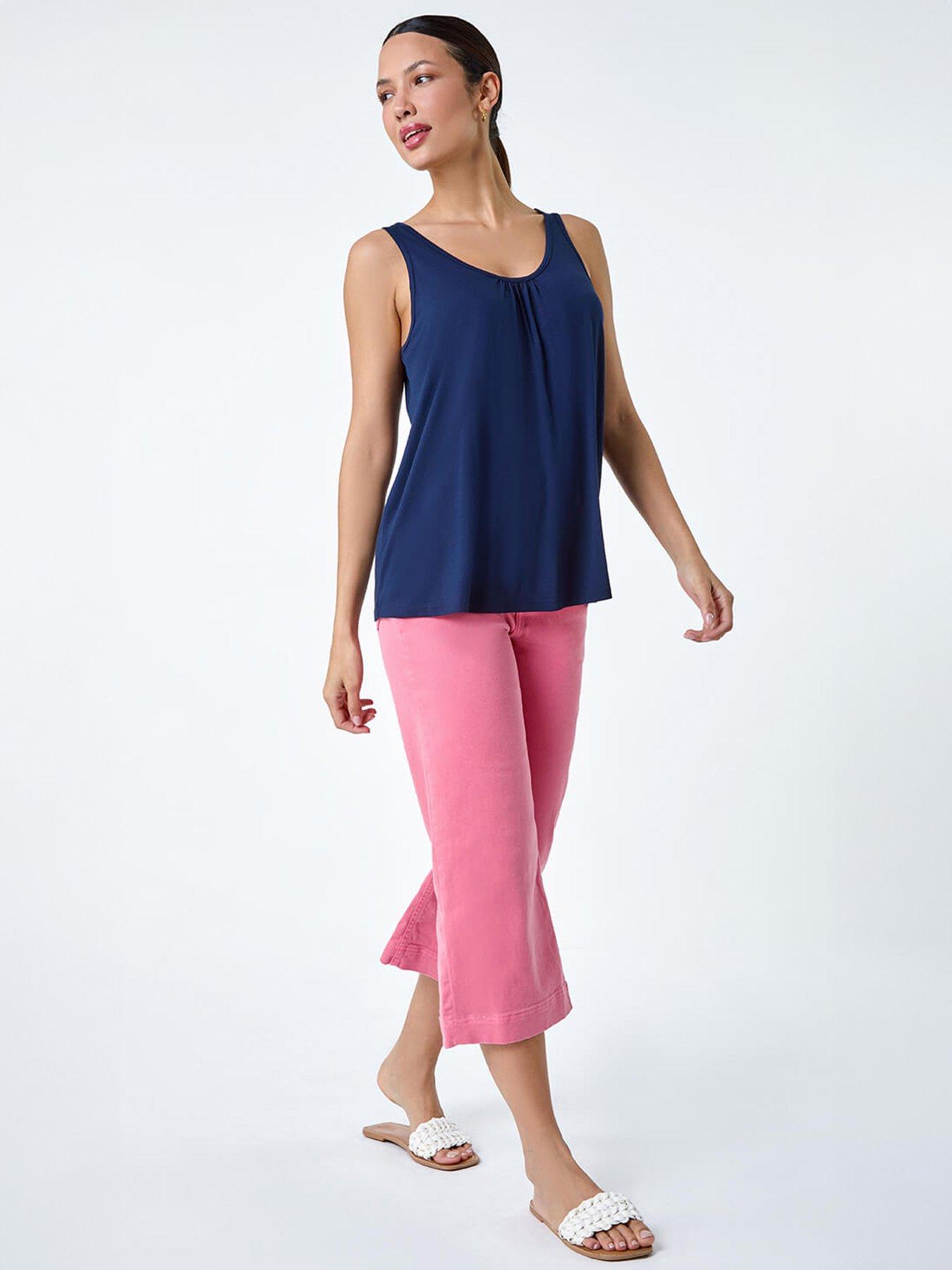 roman-plain-v-neck-stretch-jersey-vest-topback