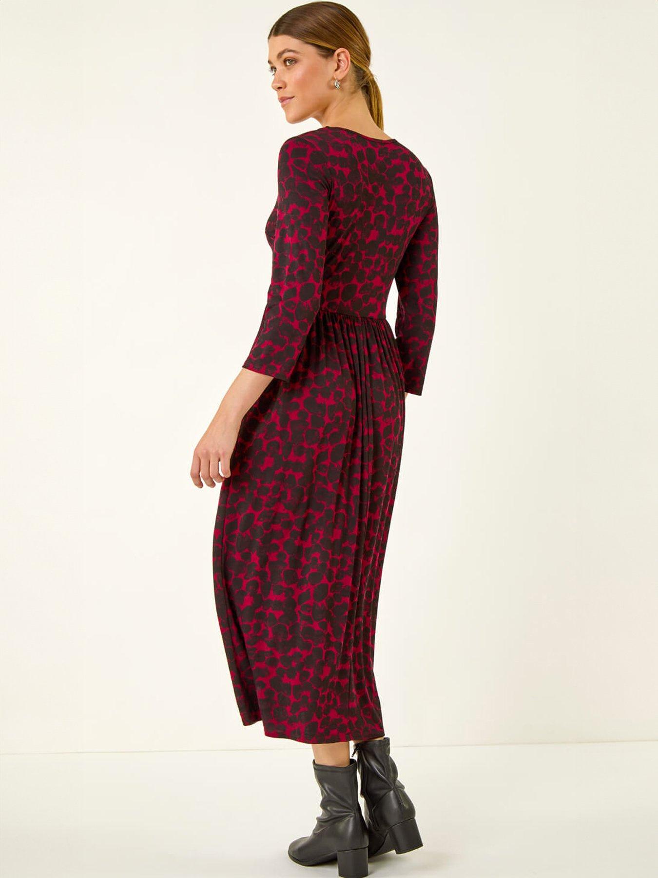 roman-abstract-spot-stretch-midi-dressstillFront