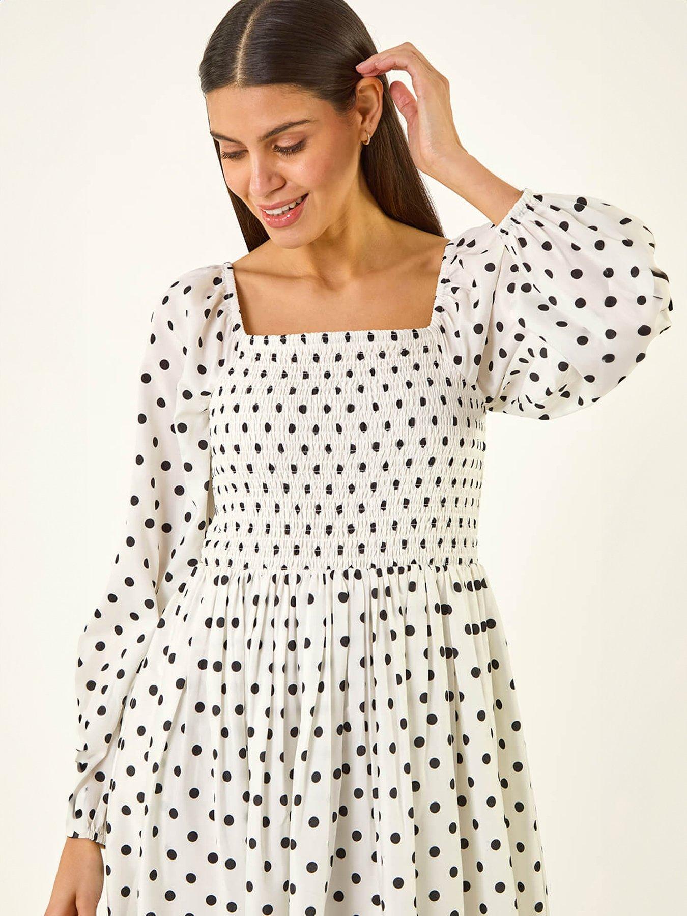 roman-spot-shirred-midi-dressdetail