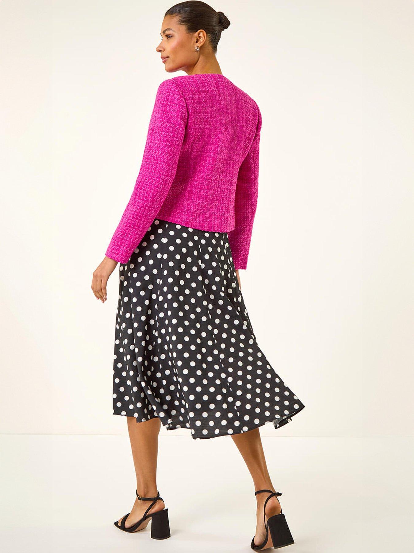 roman-collarless-buttoned-boucle-jacketstillFront