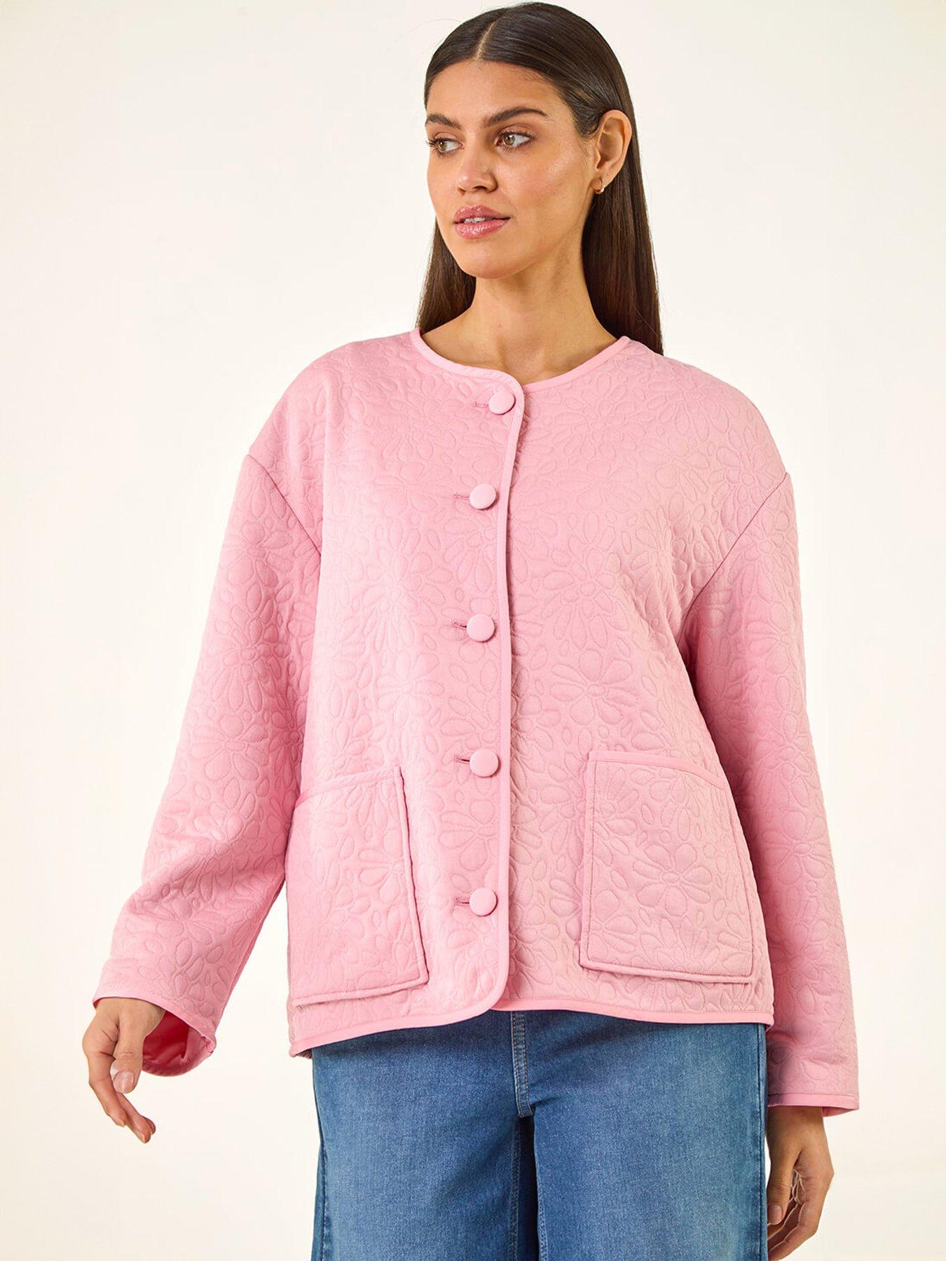Image 4 of 6 of Roman Patterned Pocket Edge Jacket