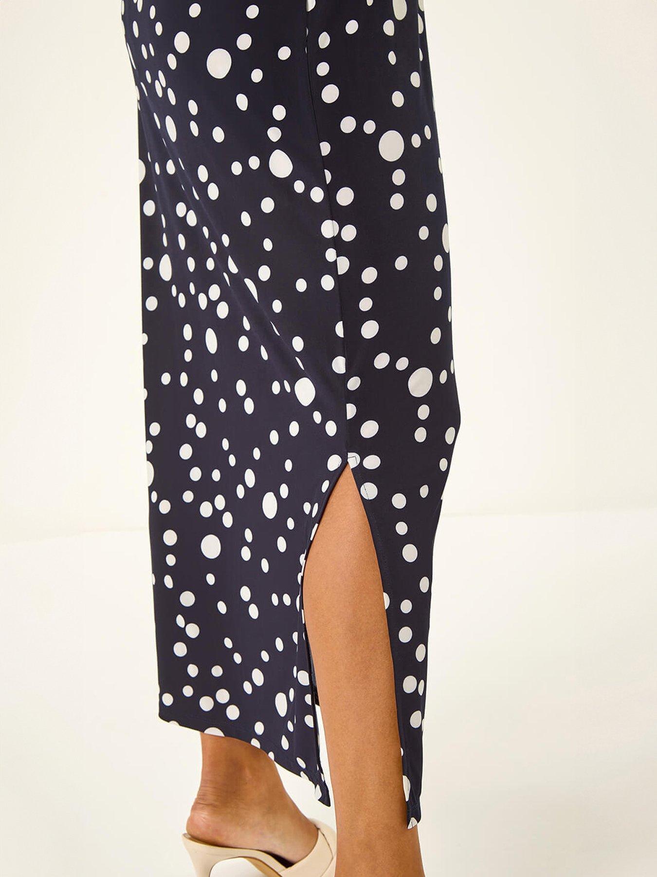 roman-spot-print-stretch-maxi-skirtstillFront