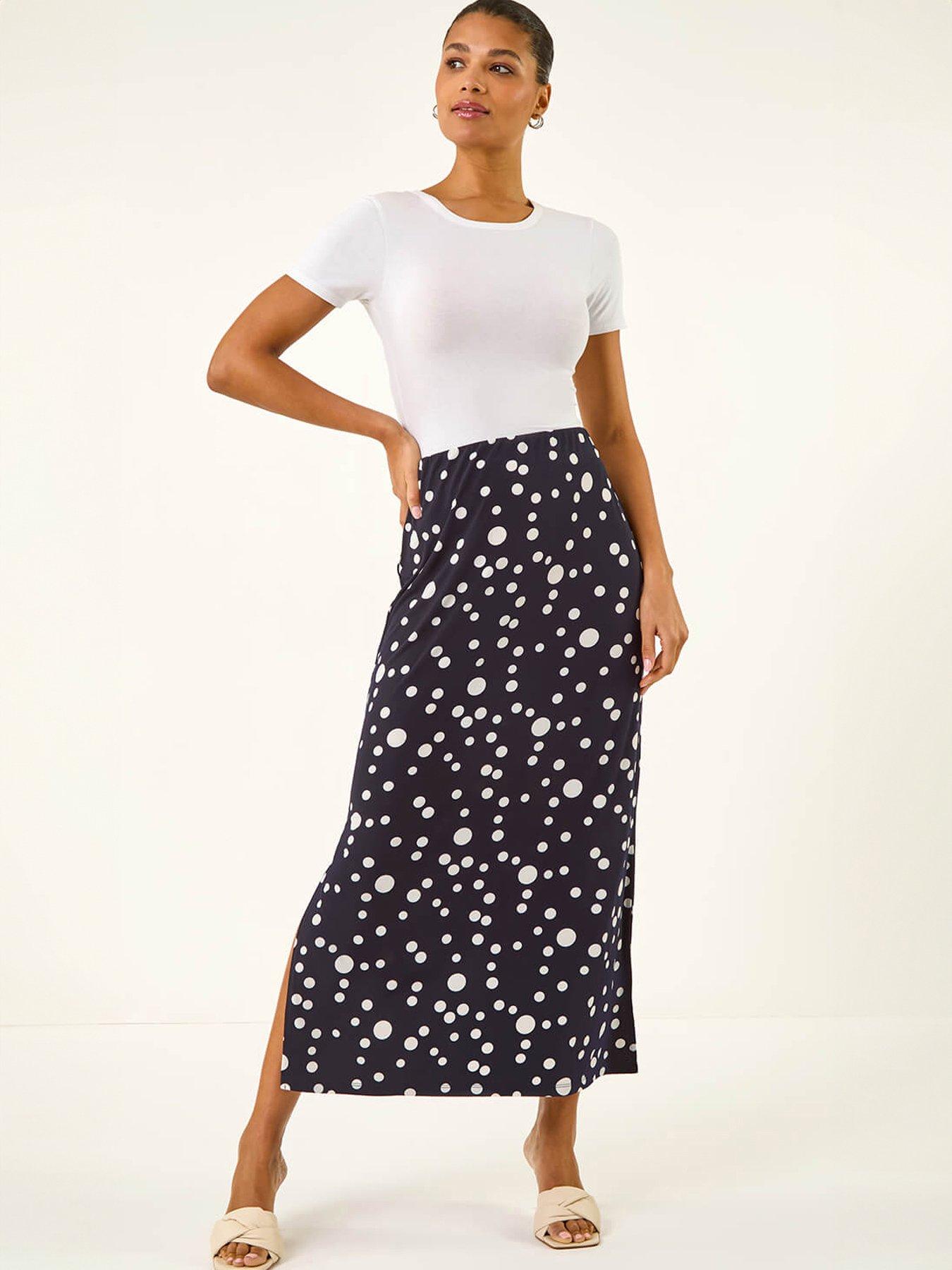 roman-spot-print-stretch-maxi-skirtback