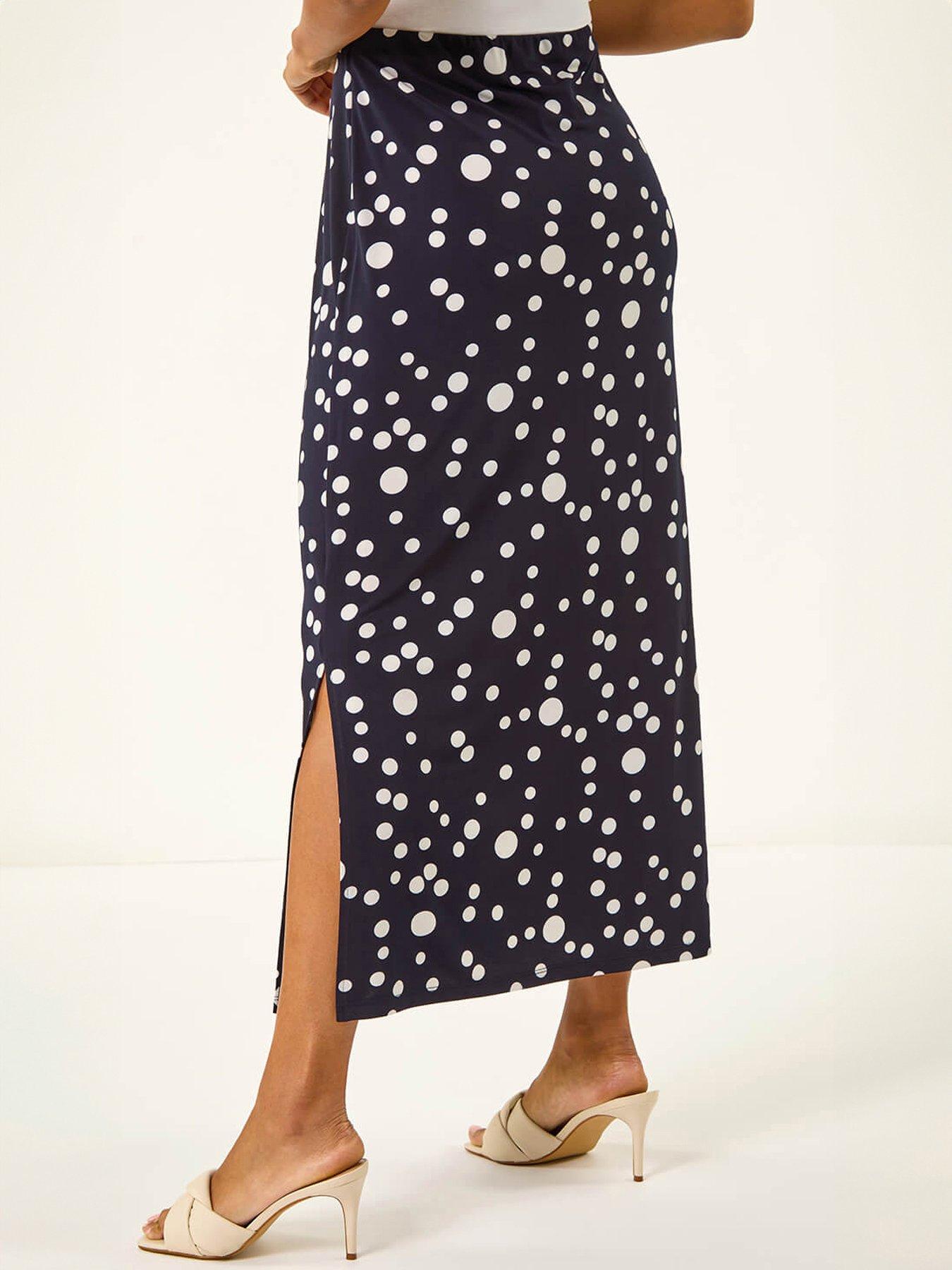 roman-spot-print-stretch-maxi-skirtoutfit