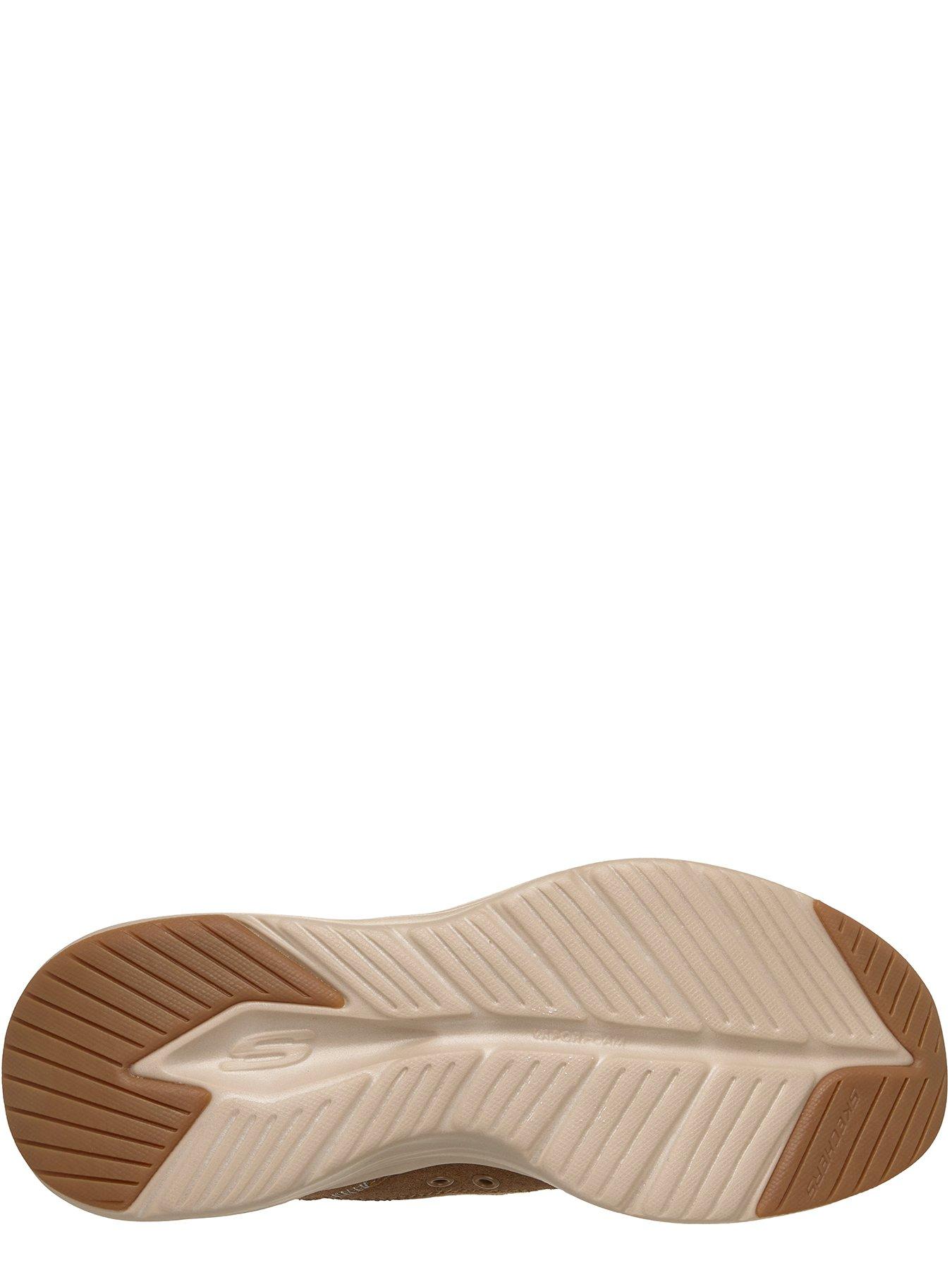 Image 4 of 6 of Skechers Contour Foam Natural Ease Sparkle Suede Cozy Fit Bungee Slip-in - Chestnut