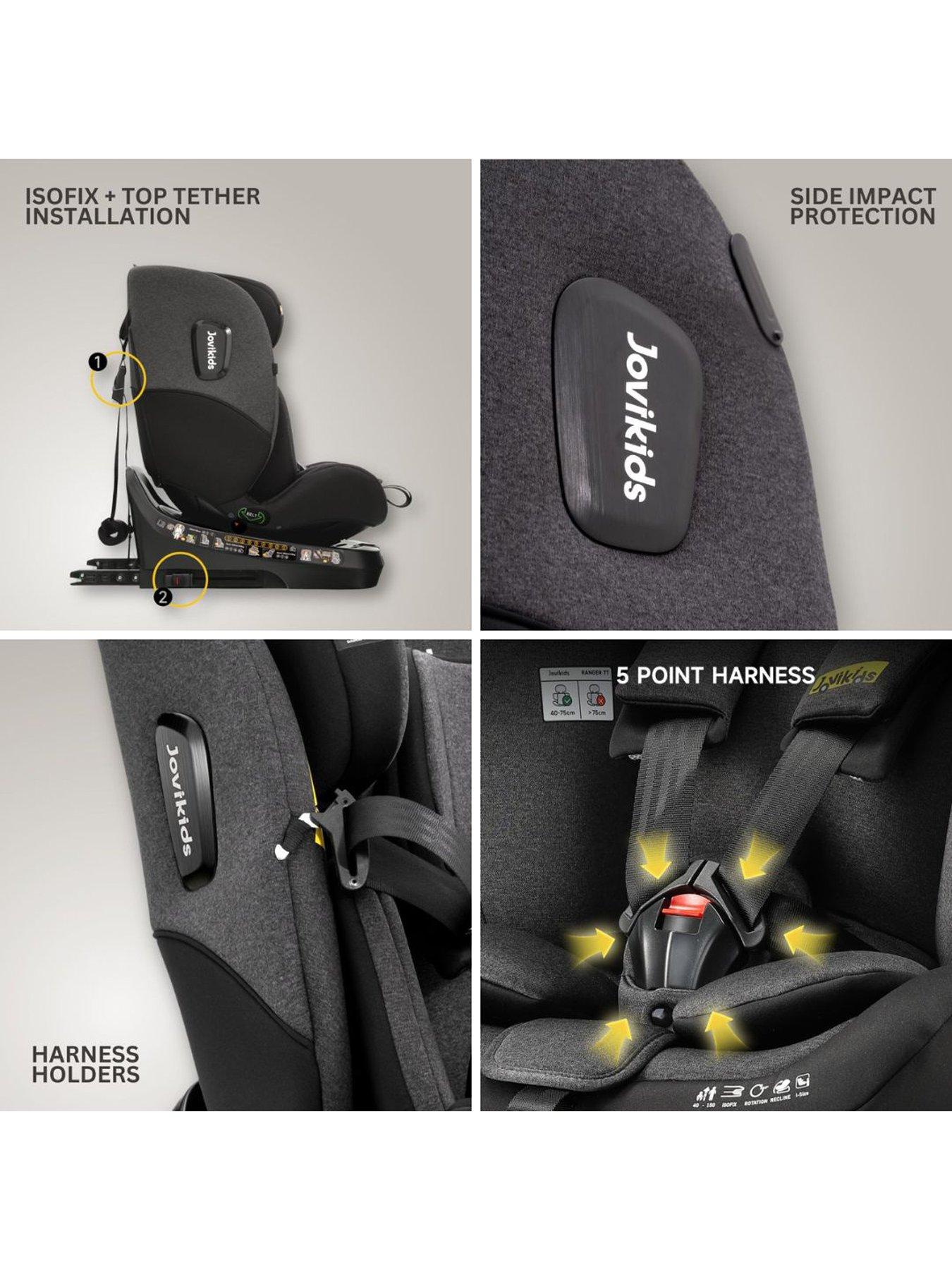 Image 3 of 8 of Jovikids Ranger Top Teather Car Seat - Twilight