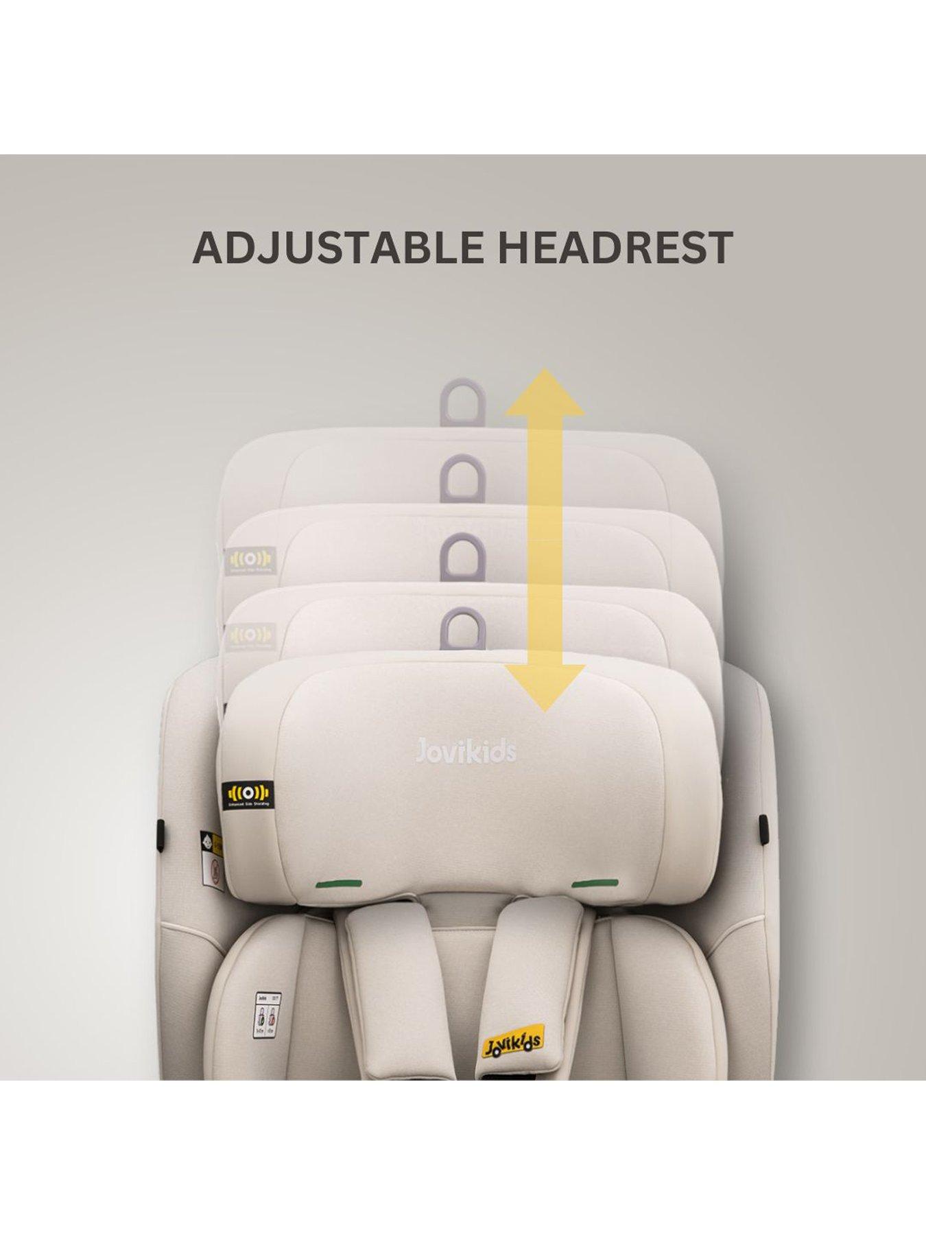 Image 5 of 8 of Jovikids Cici Top Teather Car Seat - Milkstone