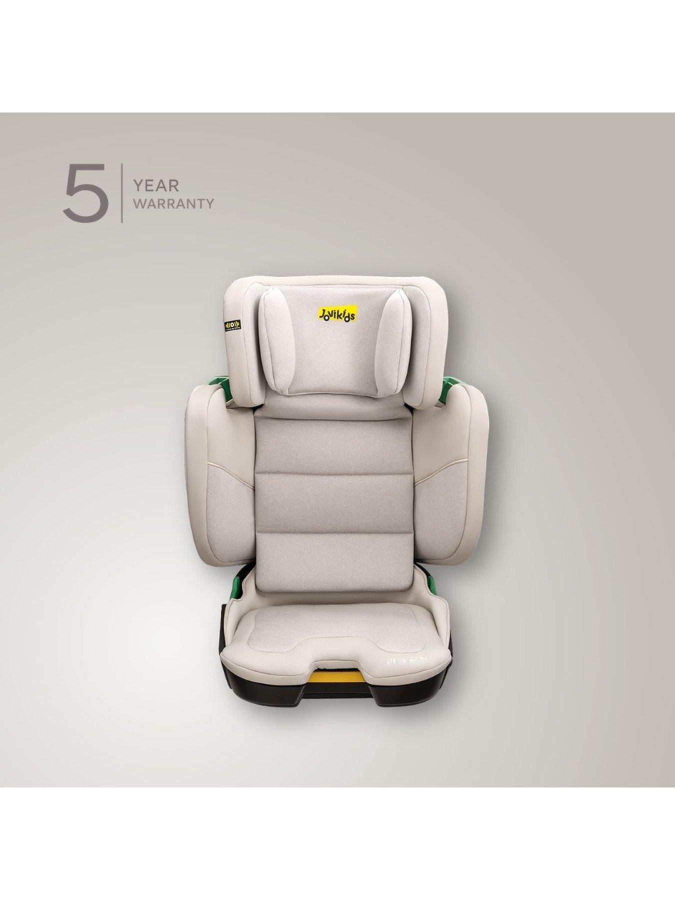 Image 7 of 8 of Jovikids Rober + Compact Folding Booster Car Seat - Milkstone