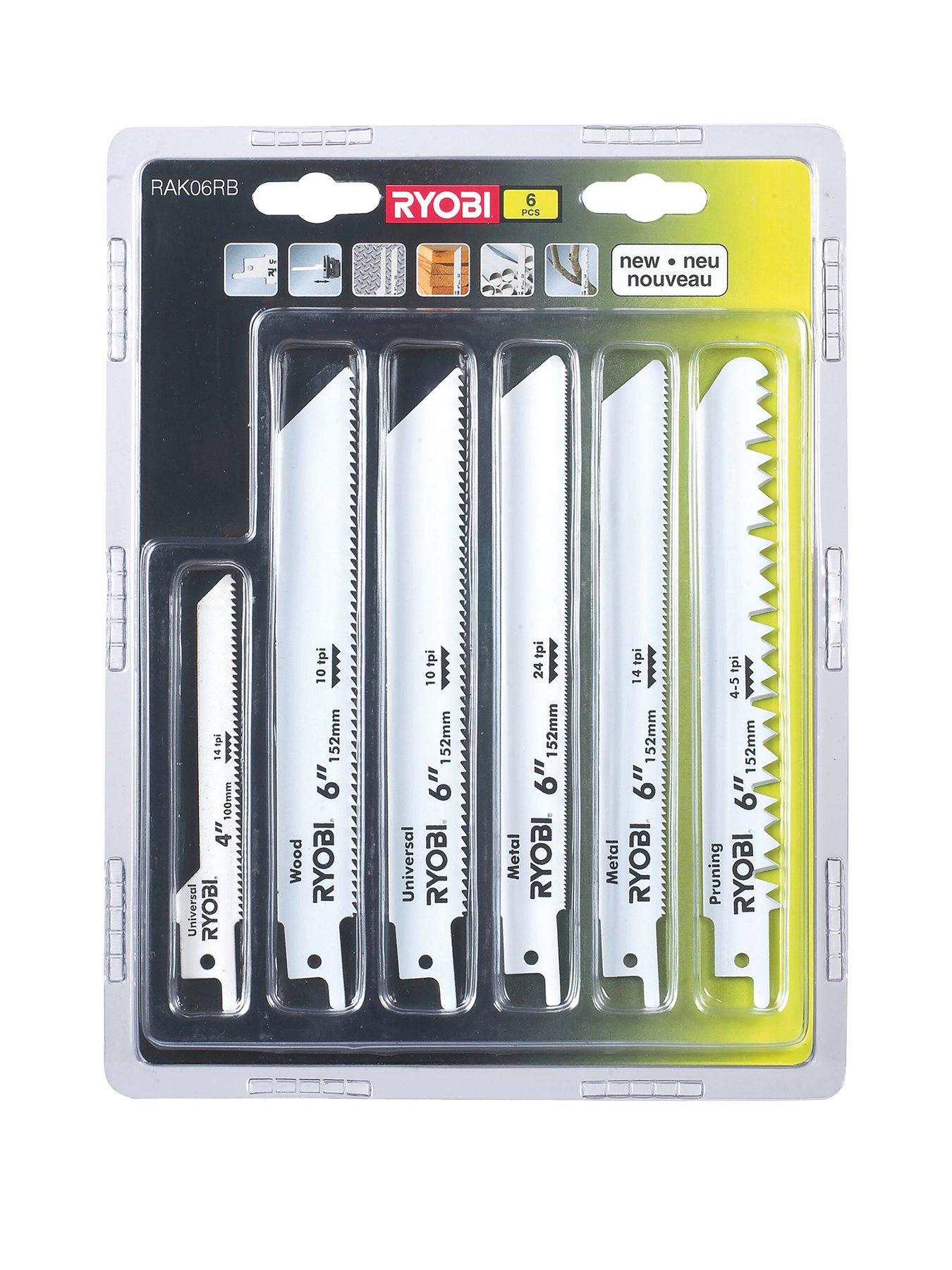 Image 1 of 3 of RYOBI RAK06Rb 6Pc Recip Saw Set