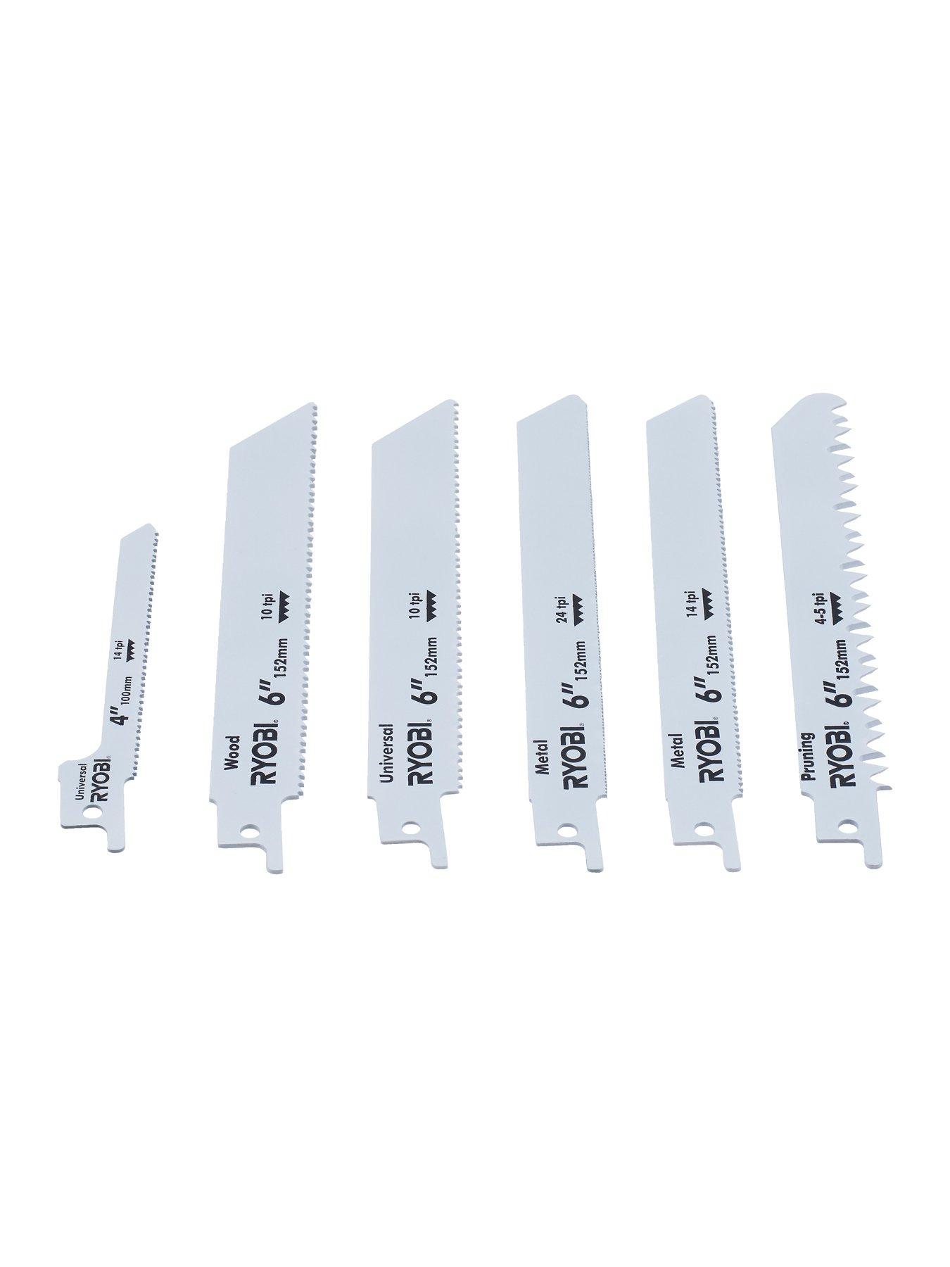 Image 2 of 3 of RYOBI RAK06Rb 6Pc Recip Saw Set