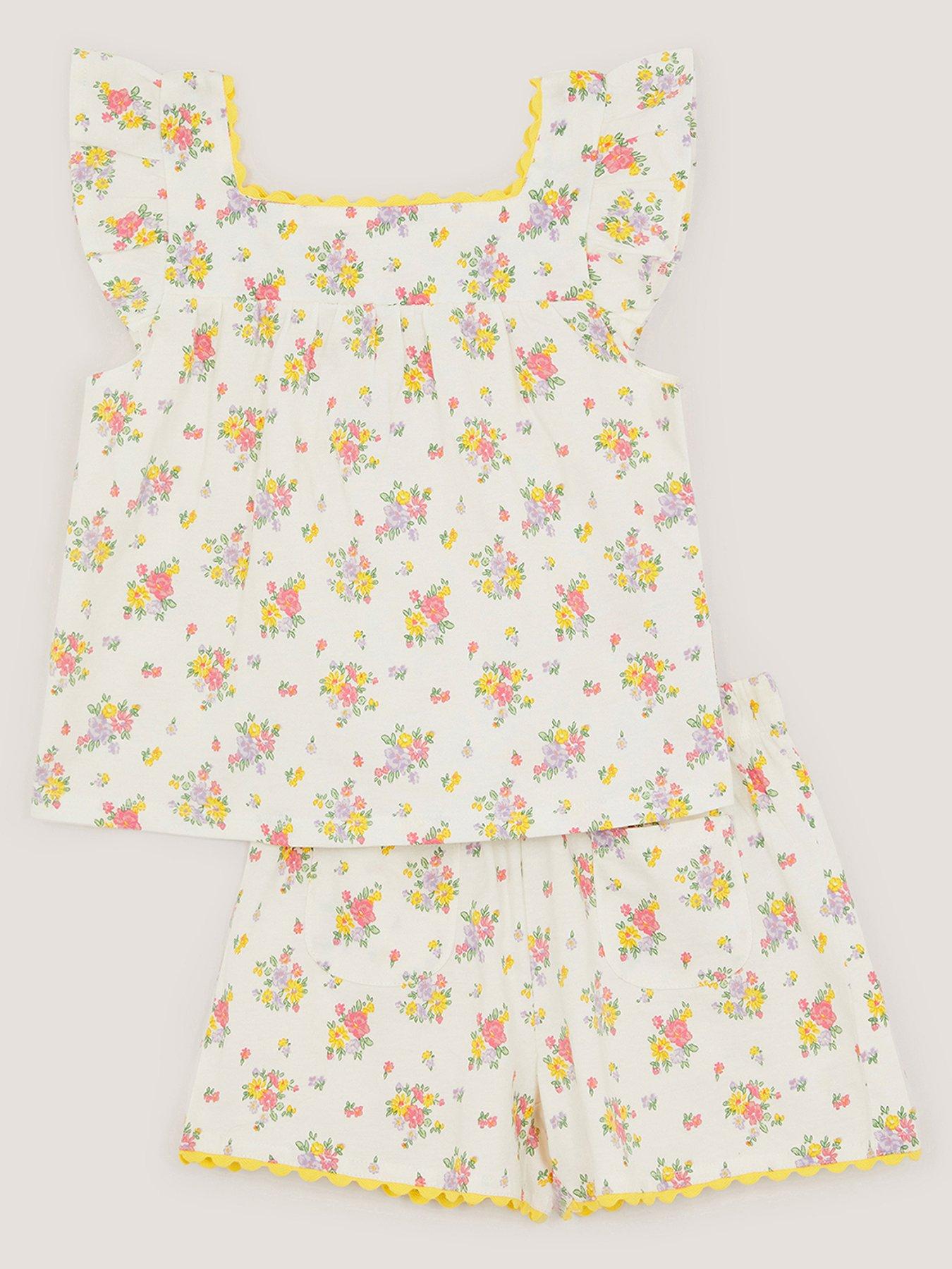 monsoon-girls-rose-bud-jersey-print-pyjamas-light-creamfront