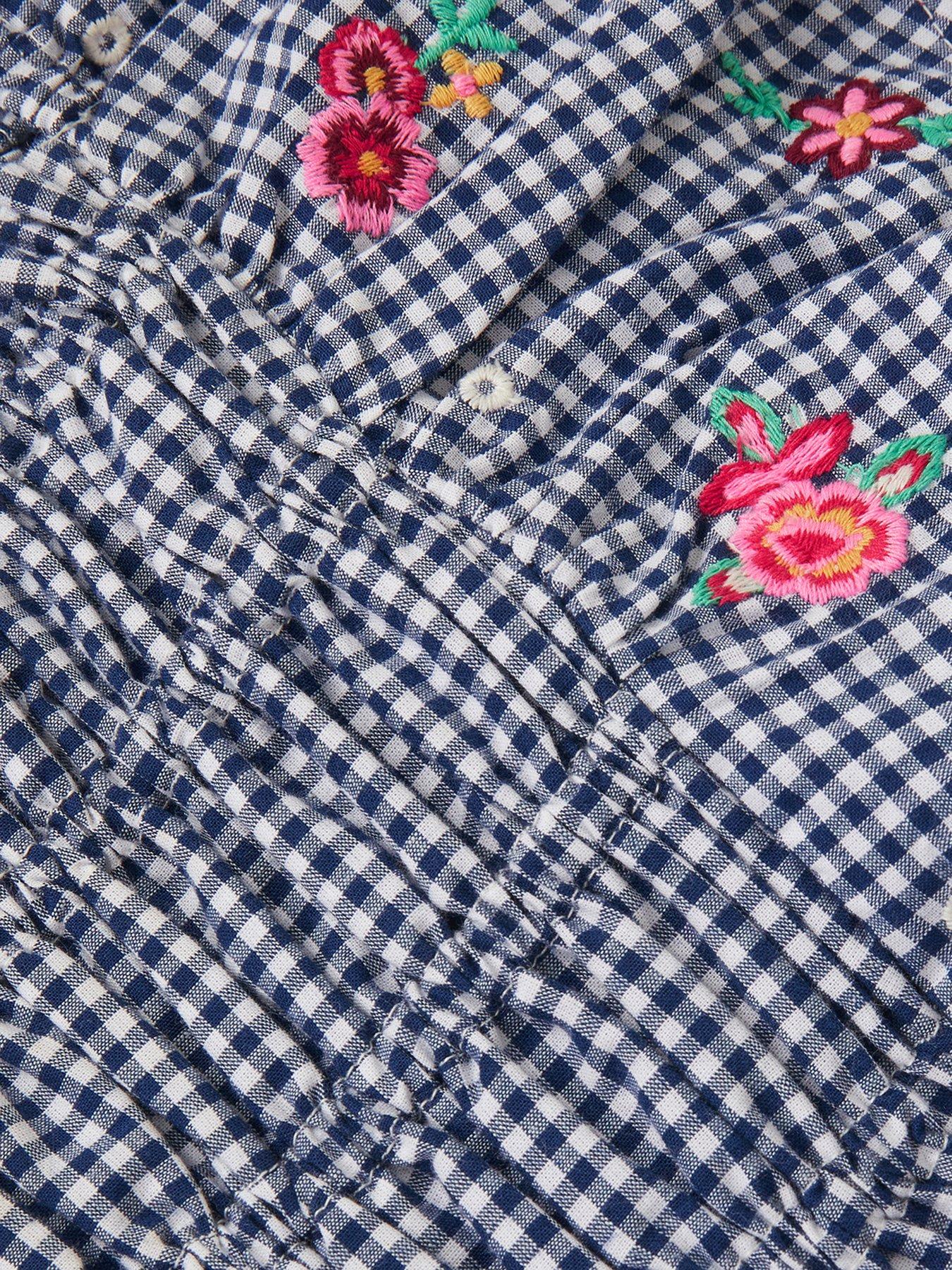 monsoon-girls-gingham-shirred-jumpsuit-navyoutfit