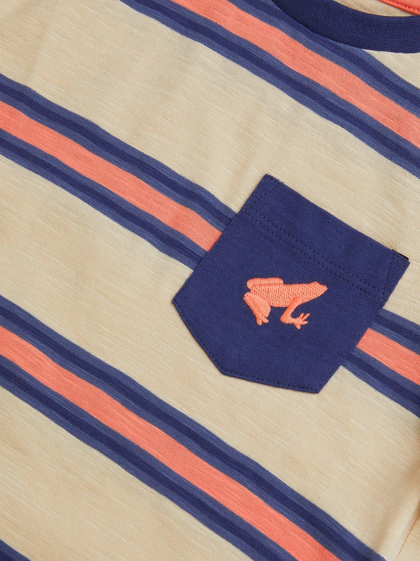 Image 4 of 4 of Monsoon Boys Short Sleeve Stripe T-Shirt - Multi